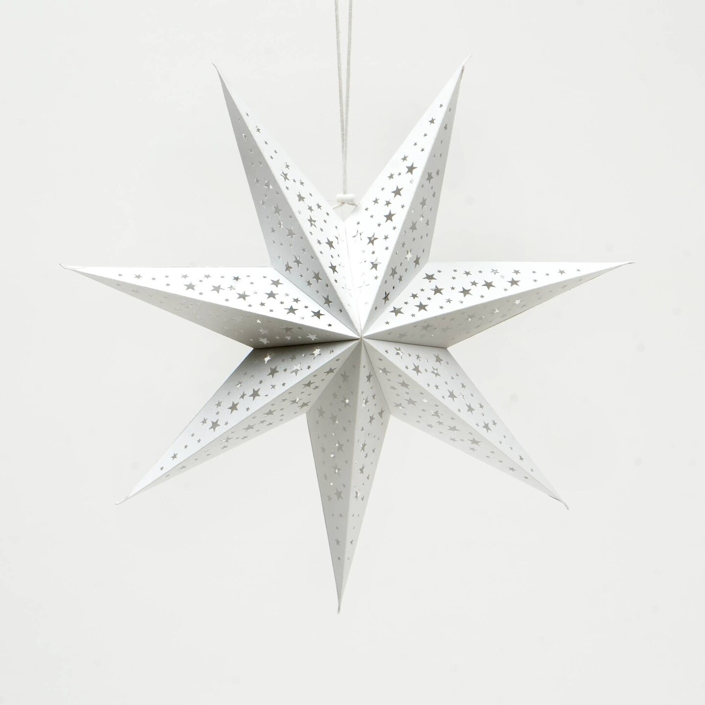 Handmade Paper Star 60 Cm (Dia) - White