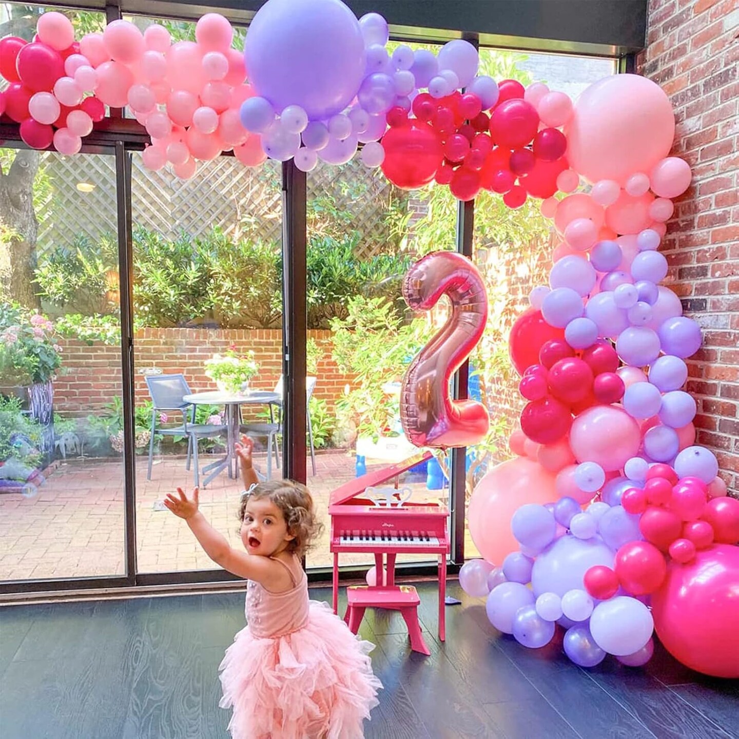 Pink Balloons Different Sizes 18" 12" 10" 5" Party Latex Balloons for Birthday Baby Shower Wedding Anniversary Princess Theme Party Decorations