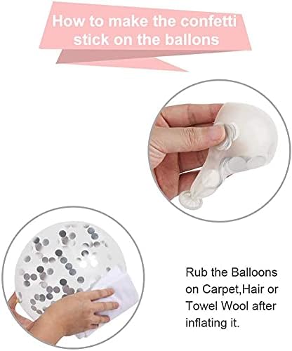 Navy Blue Silver Balloons Garland Kit, Navy Blue White Silver Confetti Balloons Arch Kit for Birthday Party Baby Shower Wedding Graduation Class