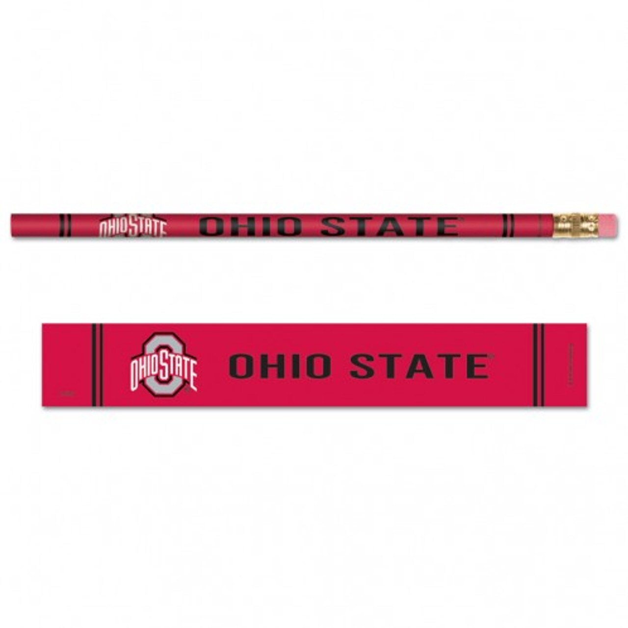 WinCraft NCAA Ohio State University Pencil (6 Pack), Black