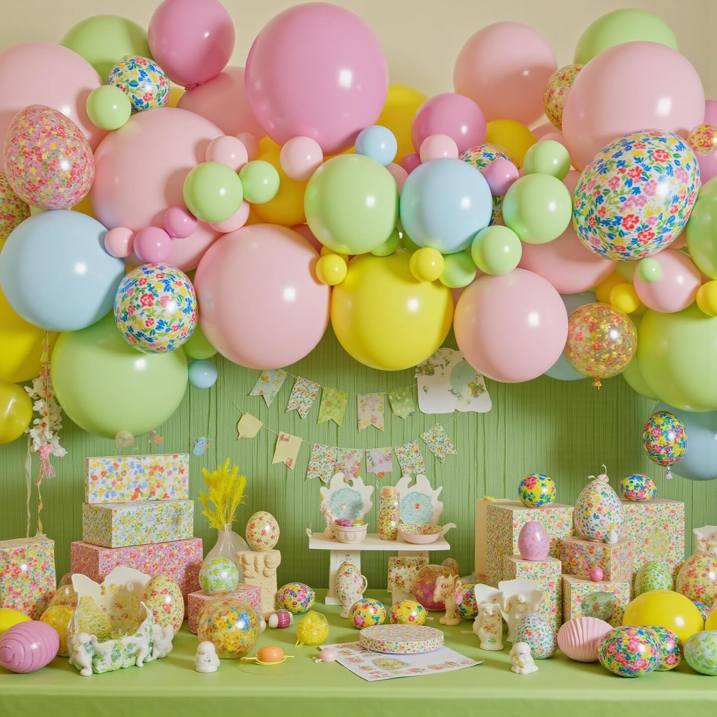 Pastel Pink Balloons, 4 PCS Jumbo Latex balloons for Proposal Wedding Aniverary Easter Decor