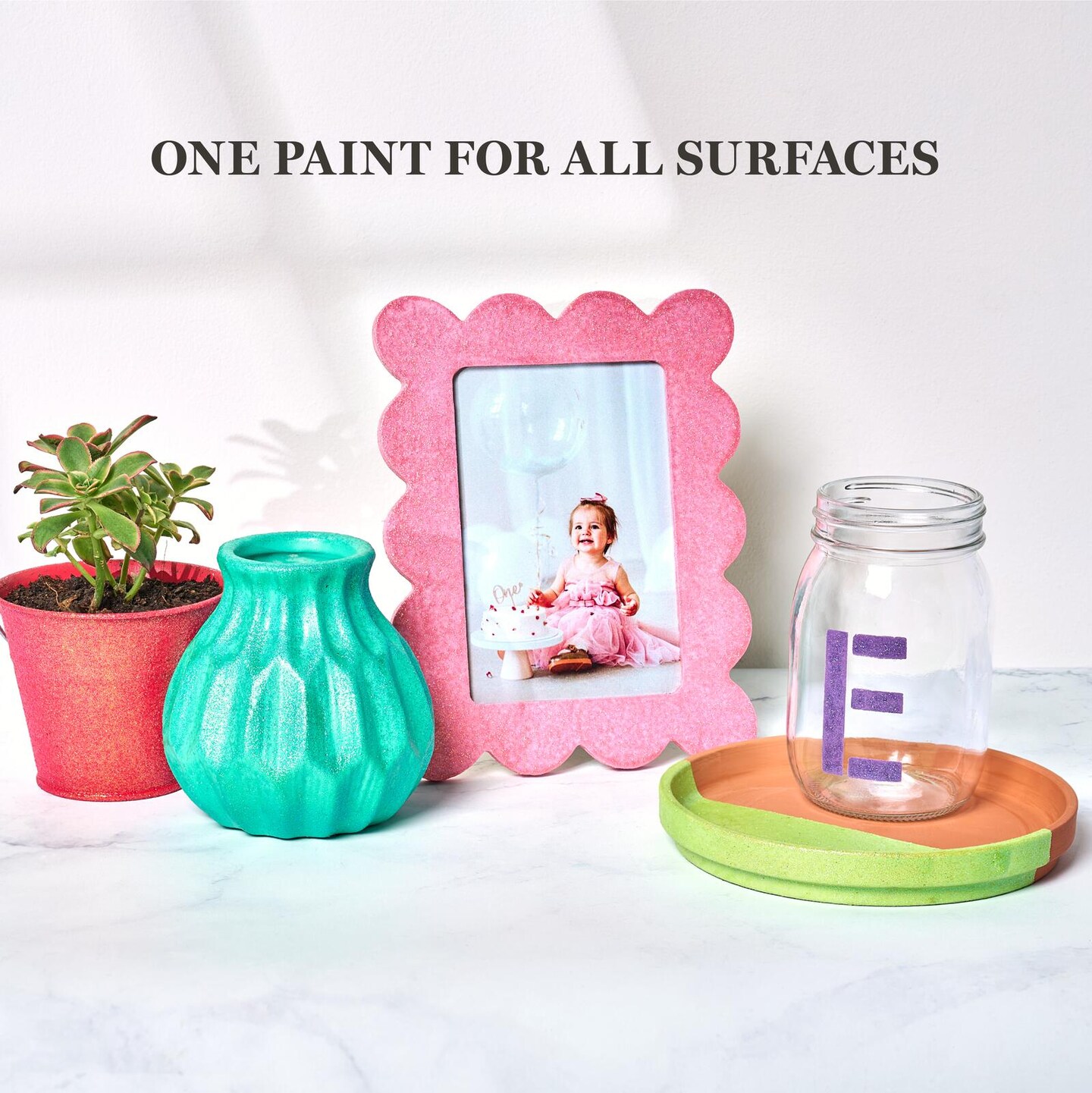 Martha Stewart&#x2122; Rainbow Sparkles Collection - Multi-Surface Glitter Paint Set - 10 pc. - 68709