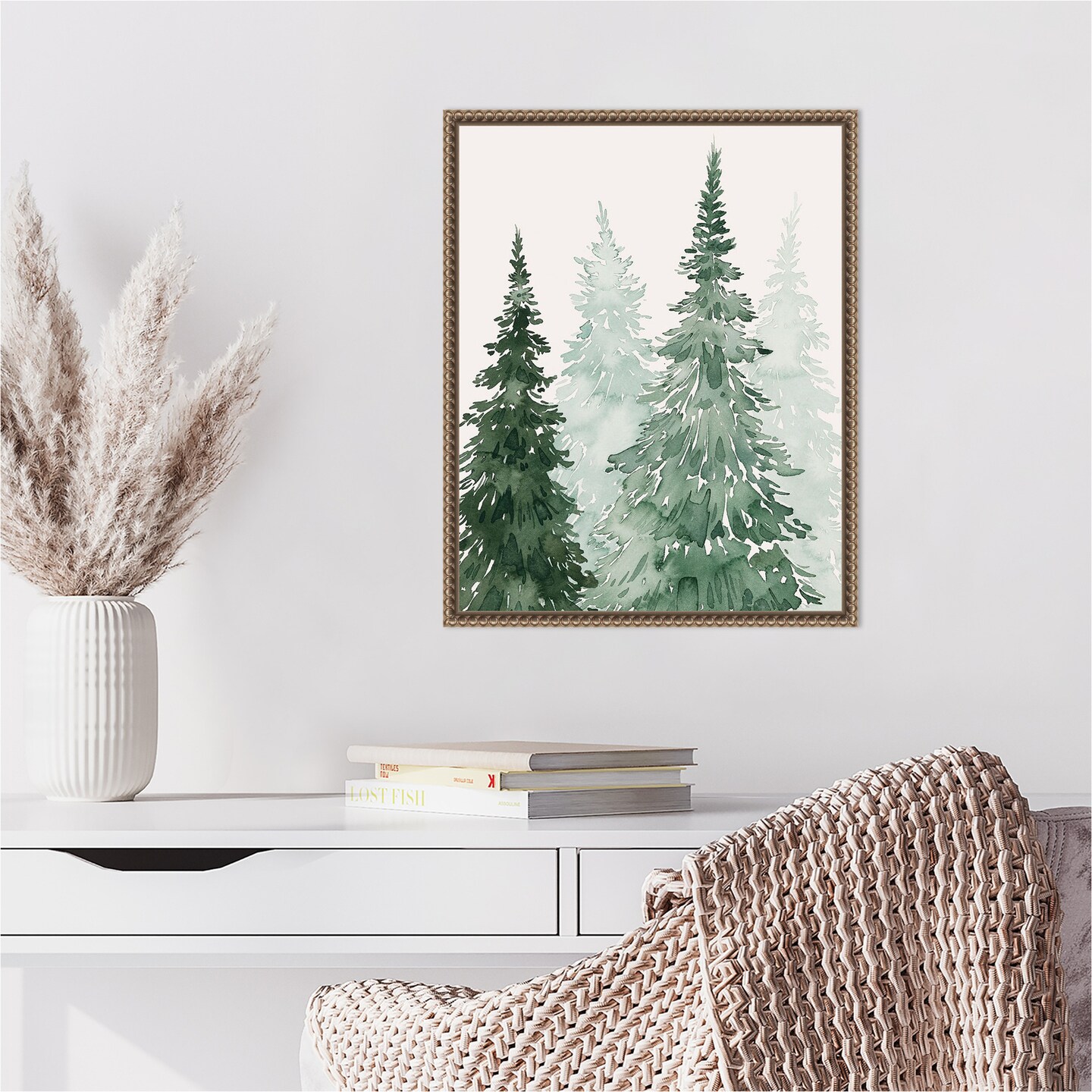 Winter Washed Coppice II by Grace Popp Framed Canvas Wall Art