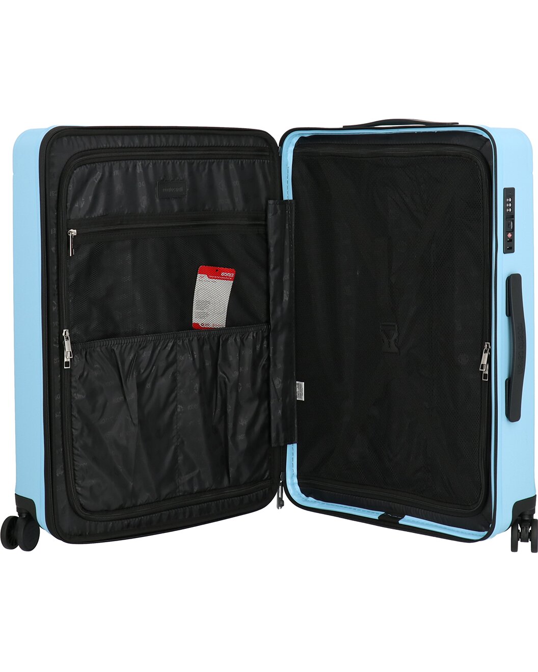 ROBERTO CAVALLI Luxury 3 Piece Luggage Set, Expandable Hard Shell Suitcases with 8 Spinner Wheels