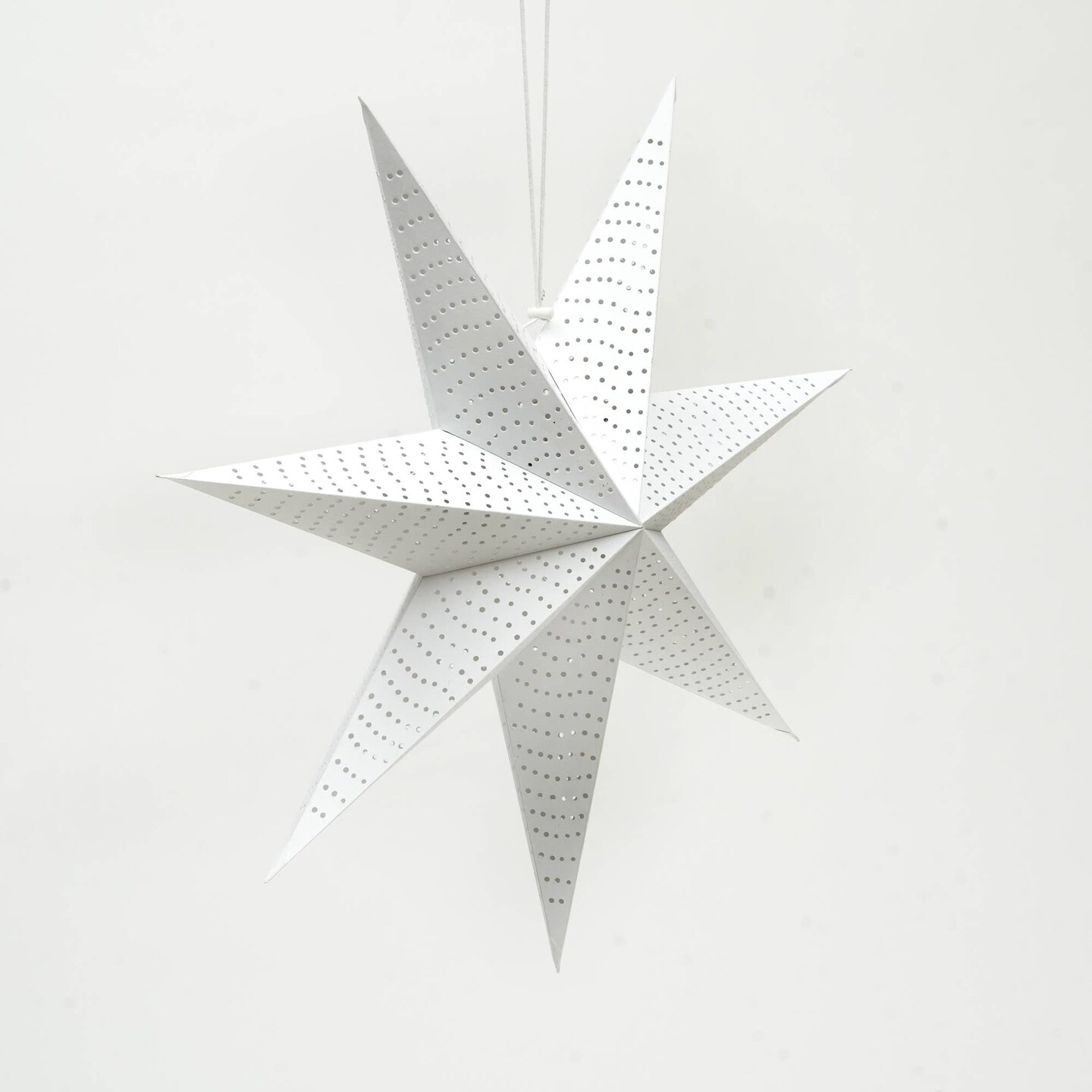 Handmade Paper Star 46 Cm (Dia) - White