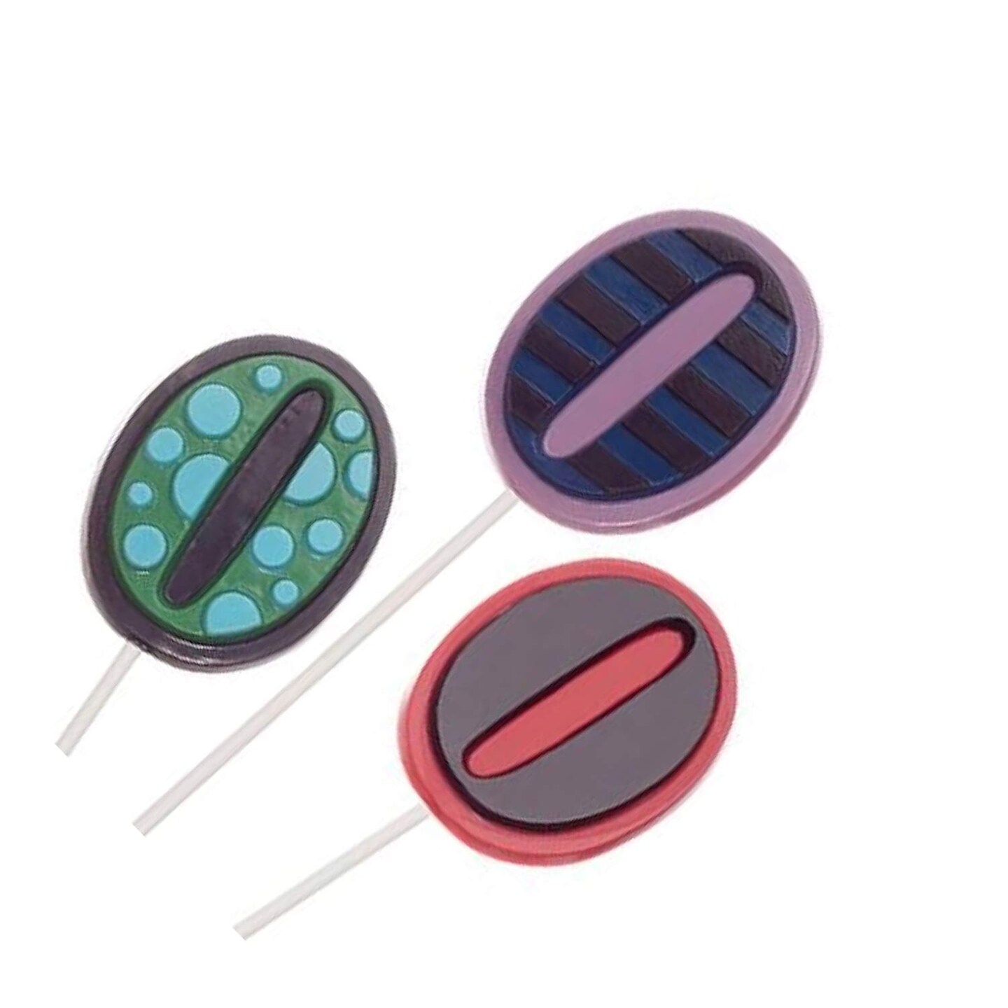 Number 0 Lollipop Chocolate Mold