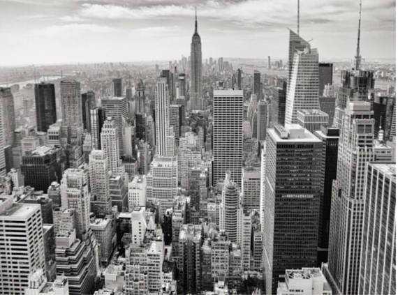 New York city art prints framed Set of 5 Black and White