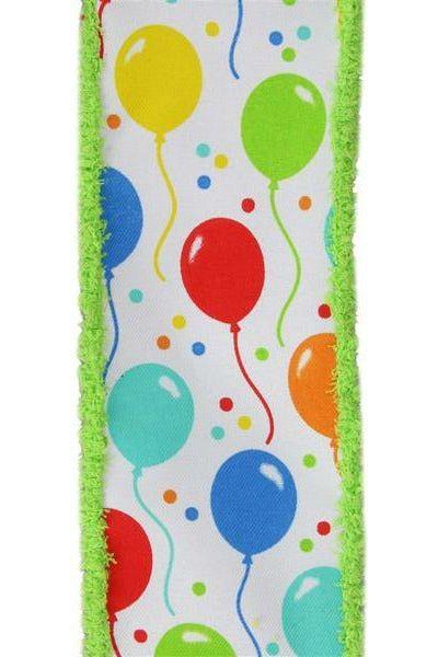 2.5&#x22; Party Balloons Ribbon: Primary Colors