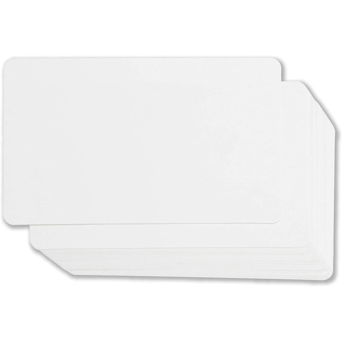 Juvale 100-Pack Blank Flash Cards, Versatile and Sturdy Index Cards Blank for Studying, Making Presentations, Projects, Lists Recipe Cards and DIY Gift, Ideal for Home or Office Use (3 x 5 in)