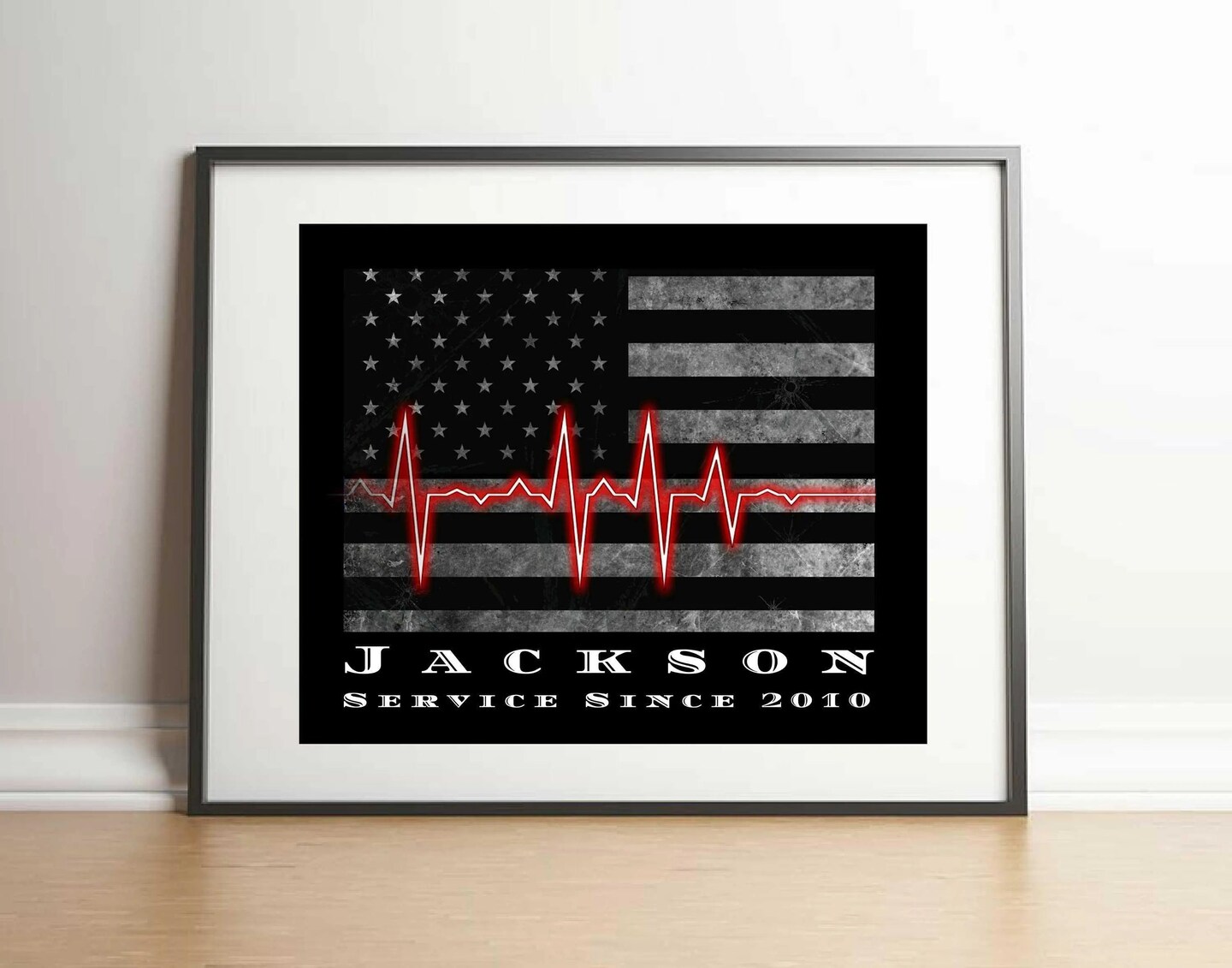 First Responded EMS EMT Paramedic Paramedic Firefighter framed home gift
