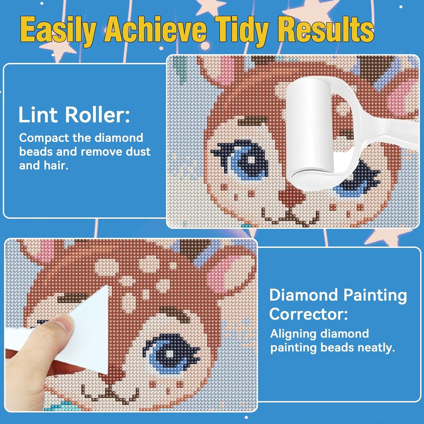 Diamond Art Sealer Kits for Adults, Large Capacity Glue as Diamond Painting Accessories and Jigsaw Puzzles Tools