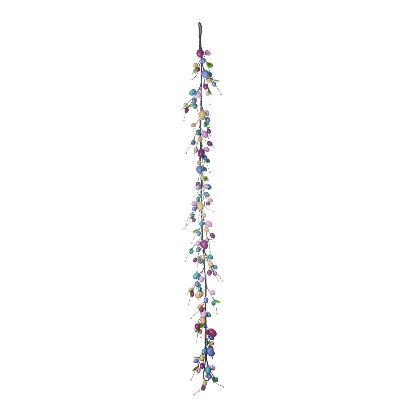 Transpac Foam 84 in. Multicolor Easter Colorful Egg Garland