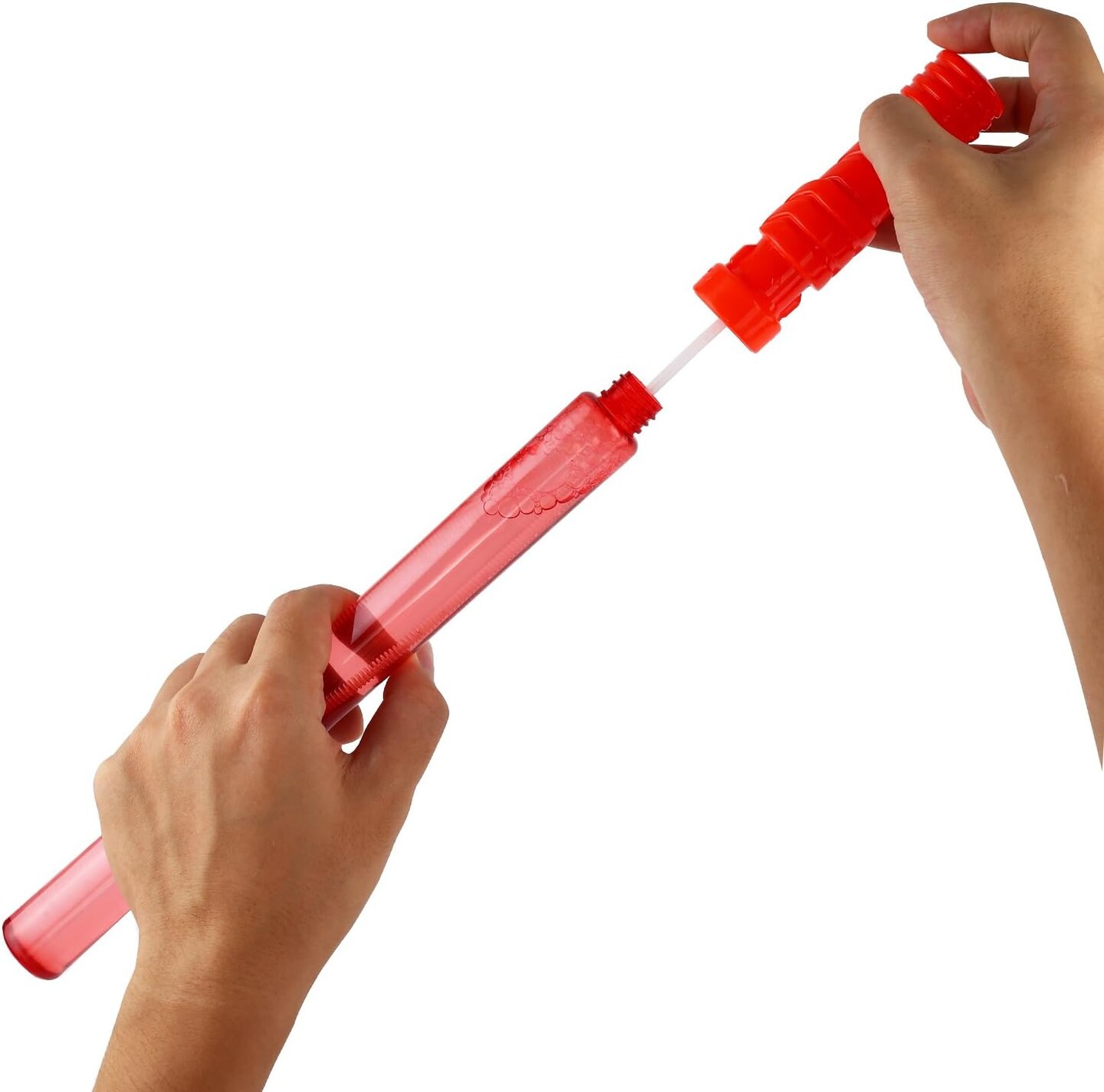 Bubble Wand, 14&#x22; Big Bubble Wand Set(14 Pack 7 Colour), Non-toxic Smelless Bubble Toy For Kids Child Birthday Party