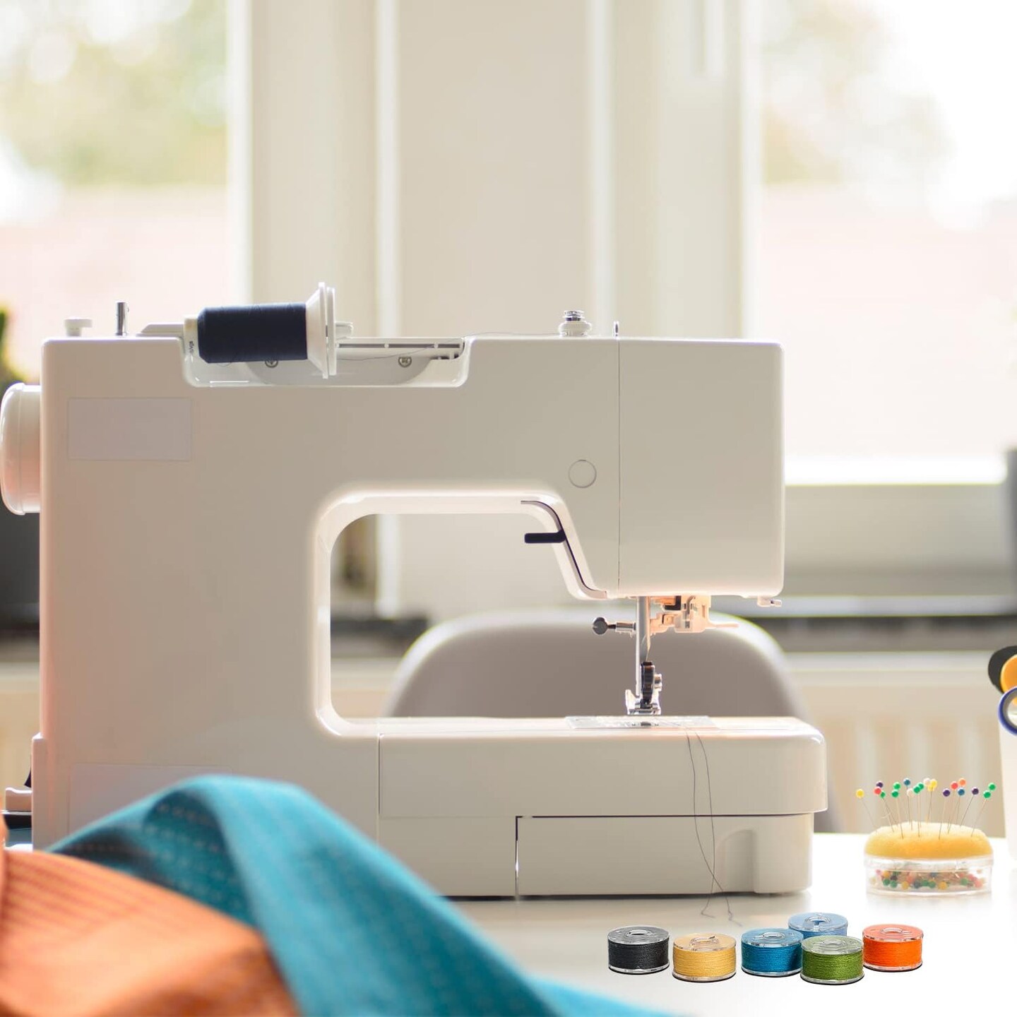 144-Color Prewound Polyester Bobbin Thread 4 Boxes 36 Colors Each for Sewing & Embroidery