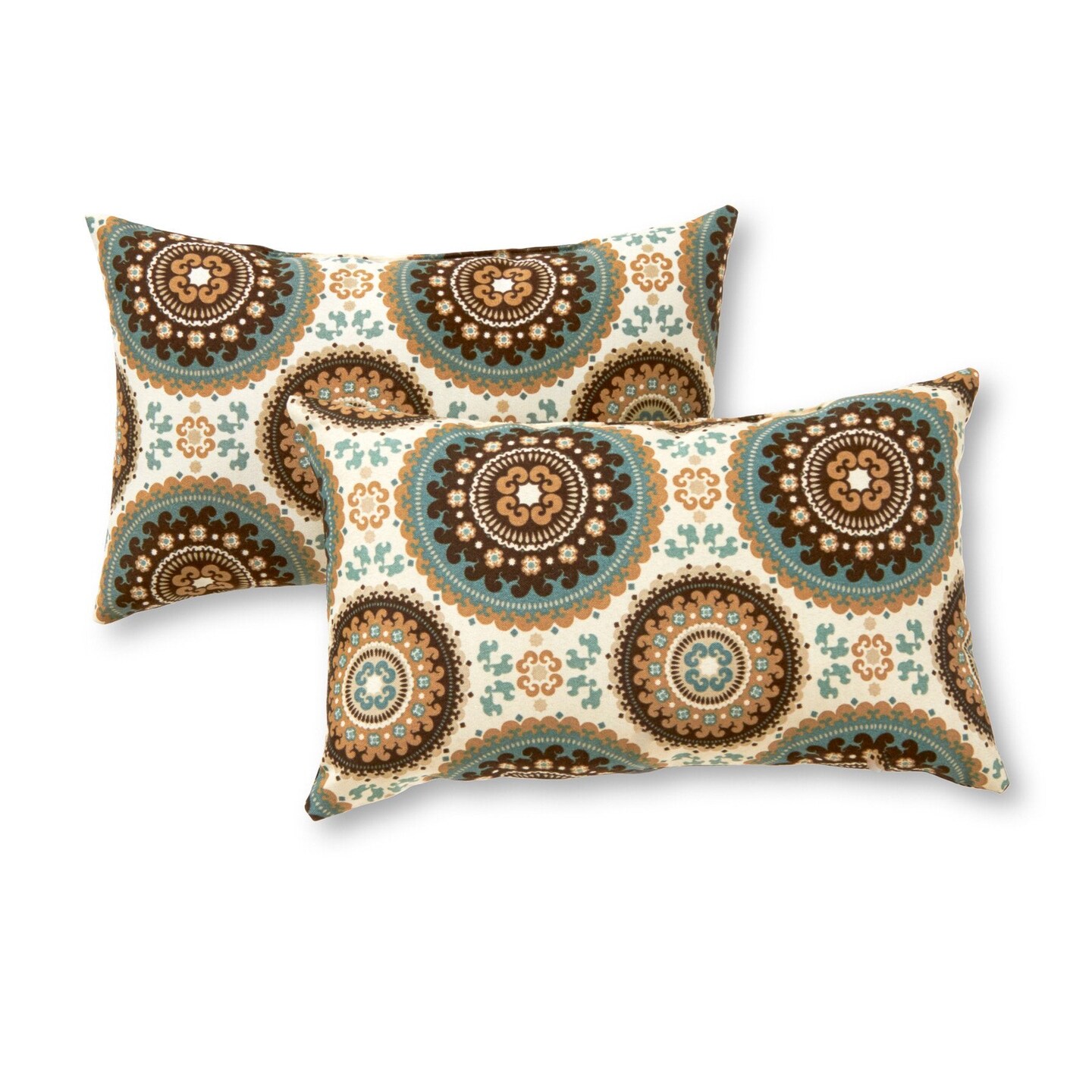Outdoor 19 x 12 in. Rectangle Throw Pillow (2-Pack)
