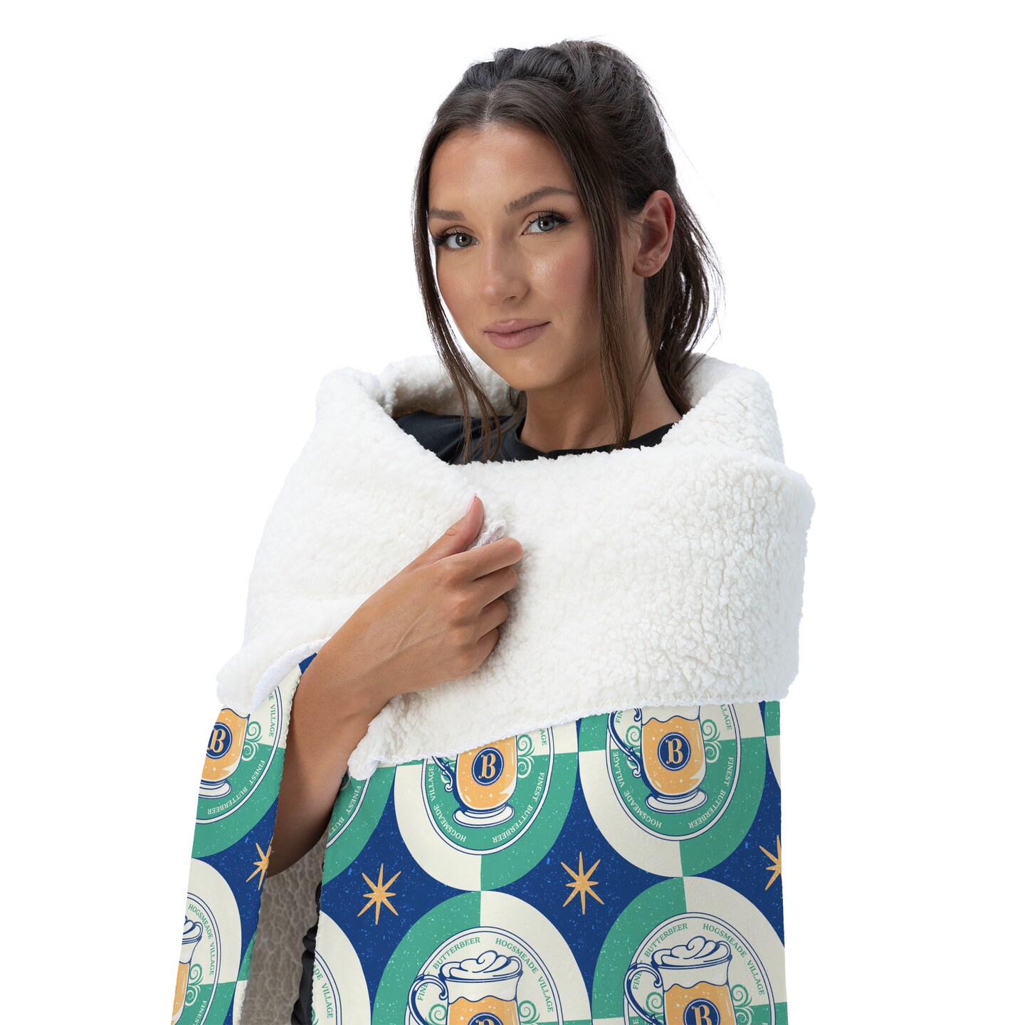 Warner Brothers Harry Potter Silk Touch Sherpa Throw Blanket 50X60 Inches