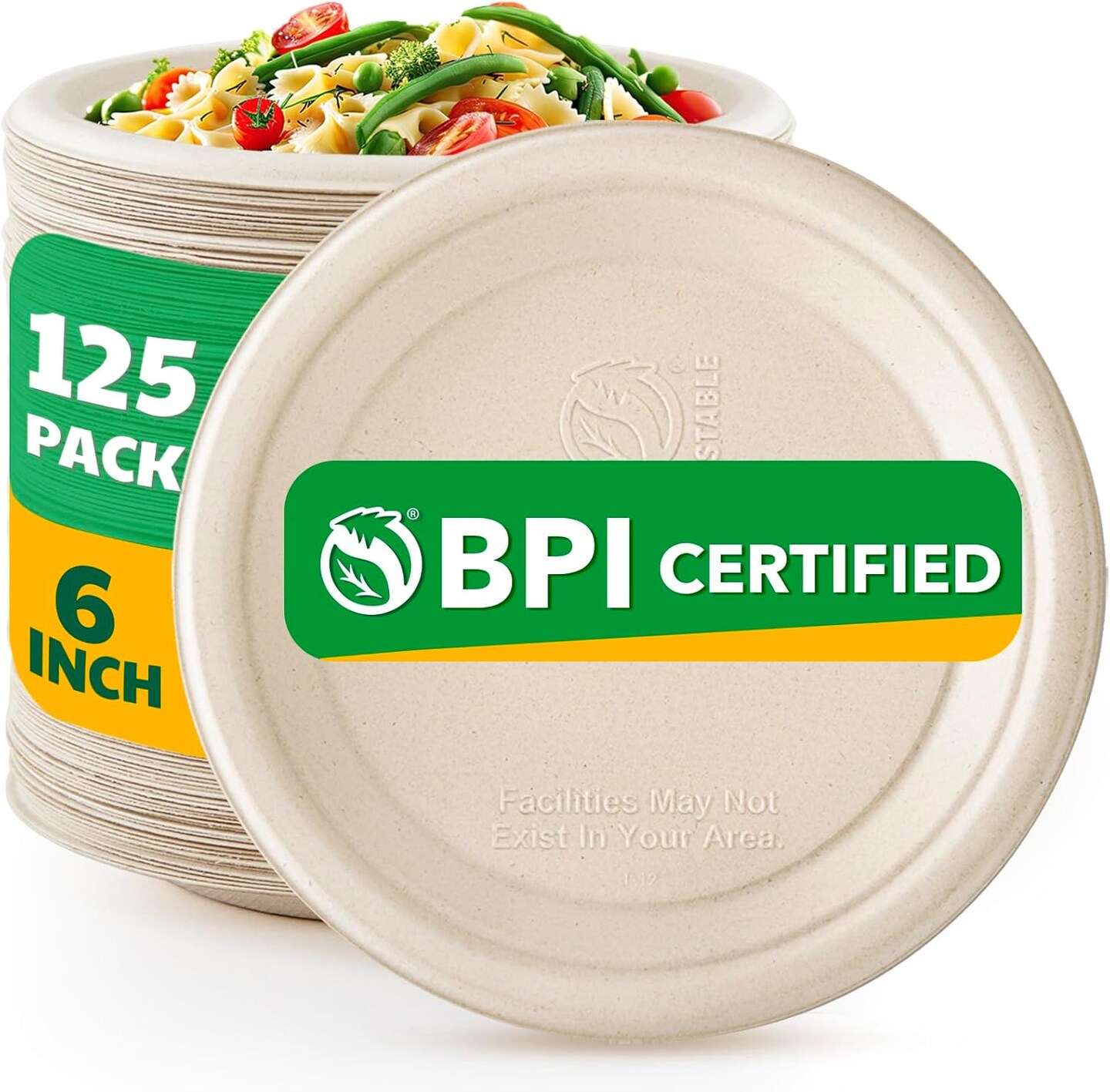 Paper Bowls, 568 Ml, 150-Count, Microwave-Safe, Soak-Proof, Disposable
