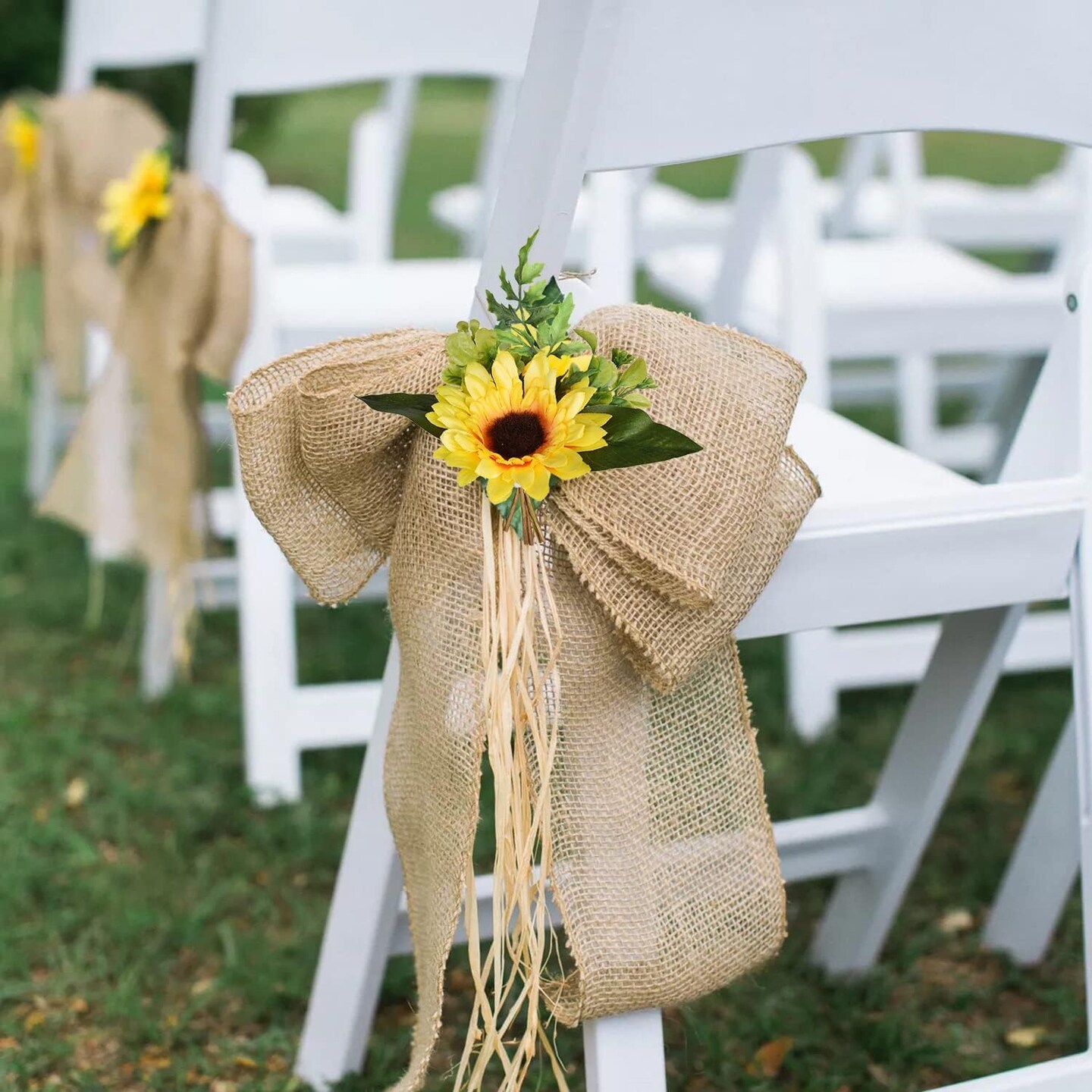 16 Pack Artificial Sunflowers Summer Bouquet
