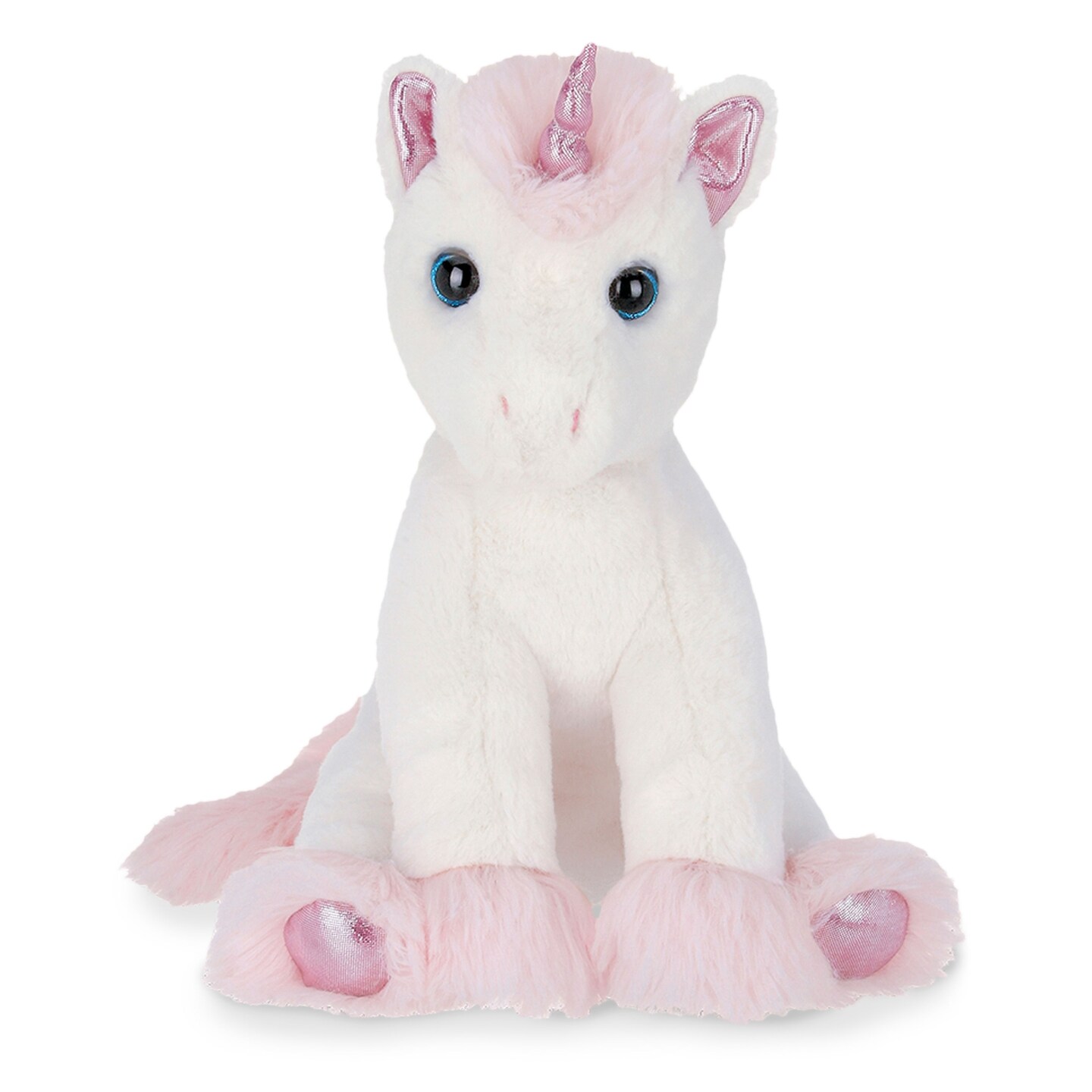Bearington Lil&#x2019; Dreamer The White &#x26; Pink Plush Unicorn, 8 Inch Unicorn Stuffed Animal