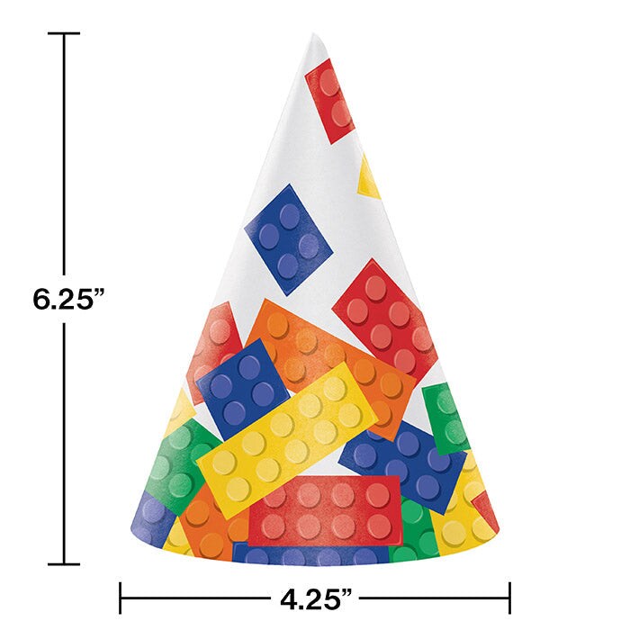48 pc Bulk Block Party Party Hats