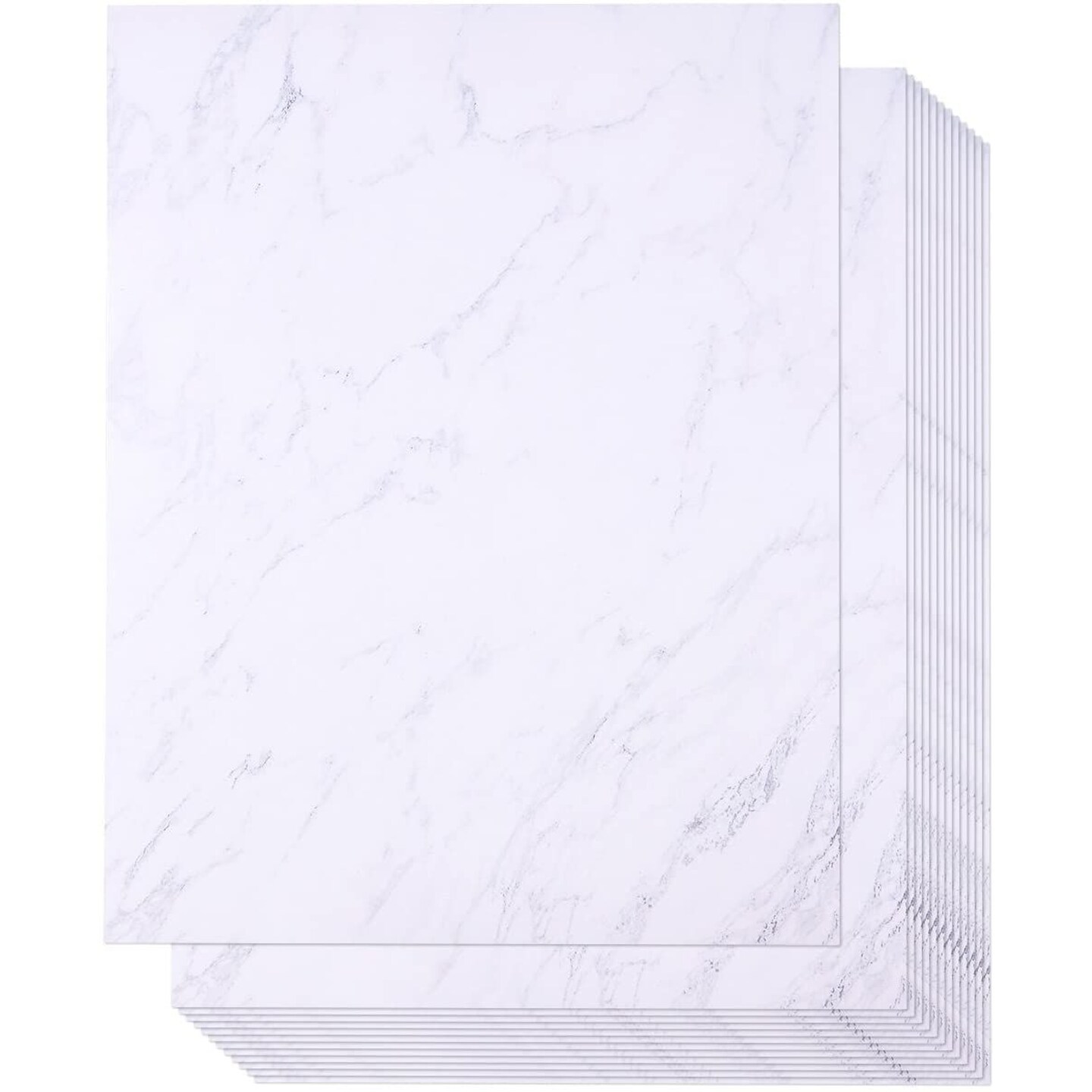Marble Stationery Paper, Letter Size (8.5 x 11 in, 96 Sheets)
