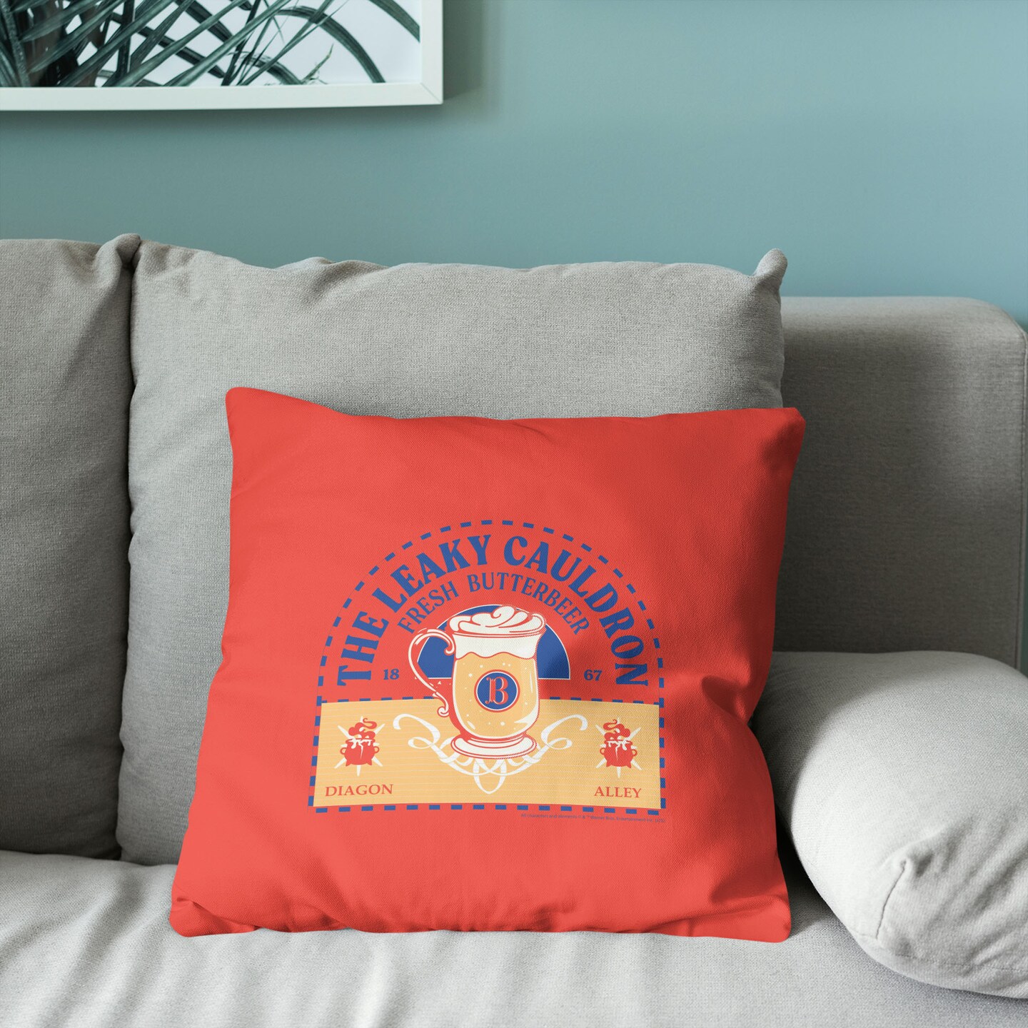 Warner Brothers Harry Potter Throw Pillow 18X18 Inches