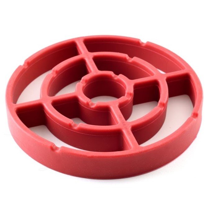 Norpro Round Nonstick Silicone Roast Rack / Trivet - Healthy Cooking &#x26; Roasting