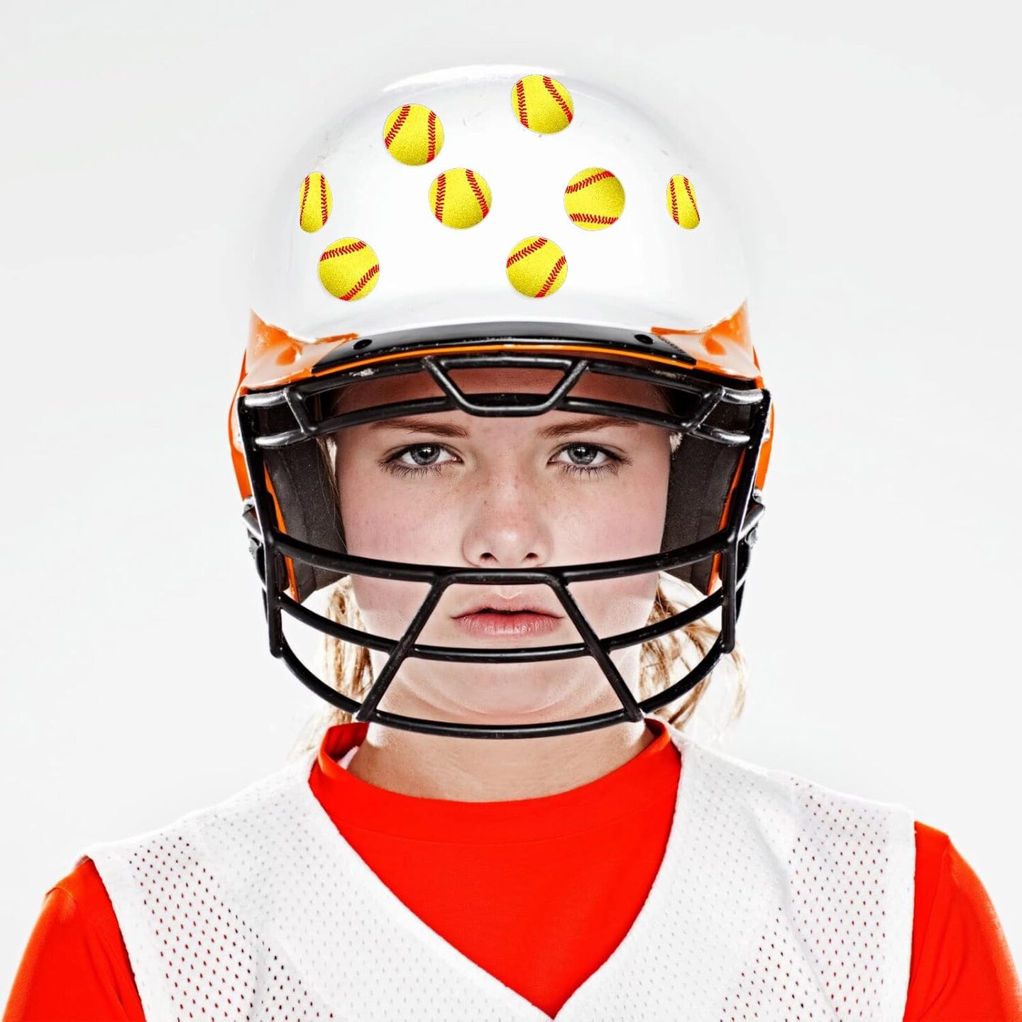 200 Pcs Baseball Softball Helmet Decals Vinyl Sports Softball Stickers Self Adhesive Helmet Stickers Decals Baseball Accessories for Batting
