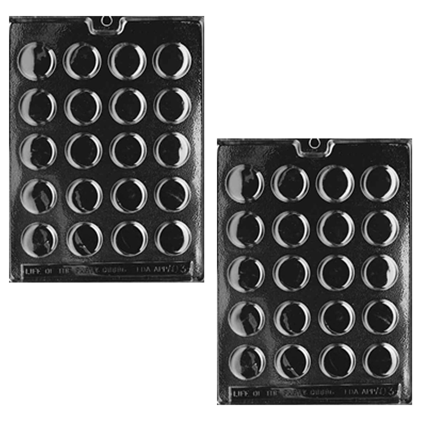 Thin Peppermint Patty Chocolate Mold