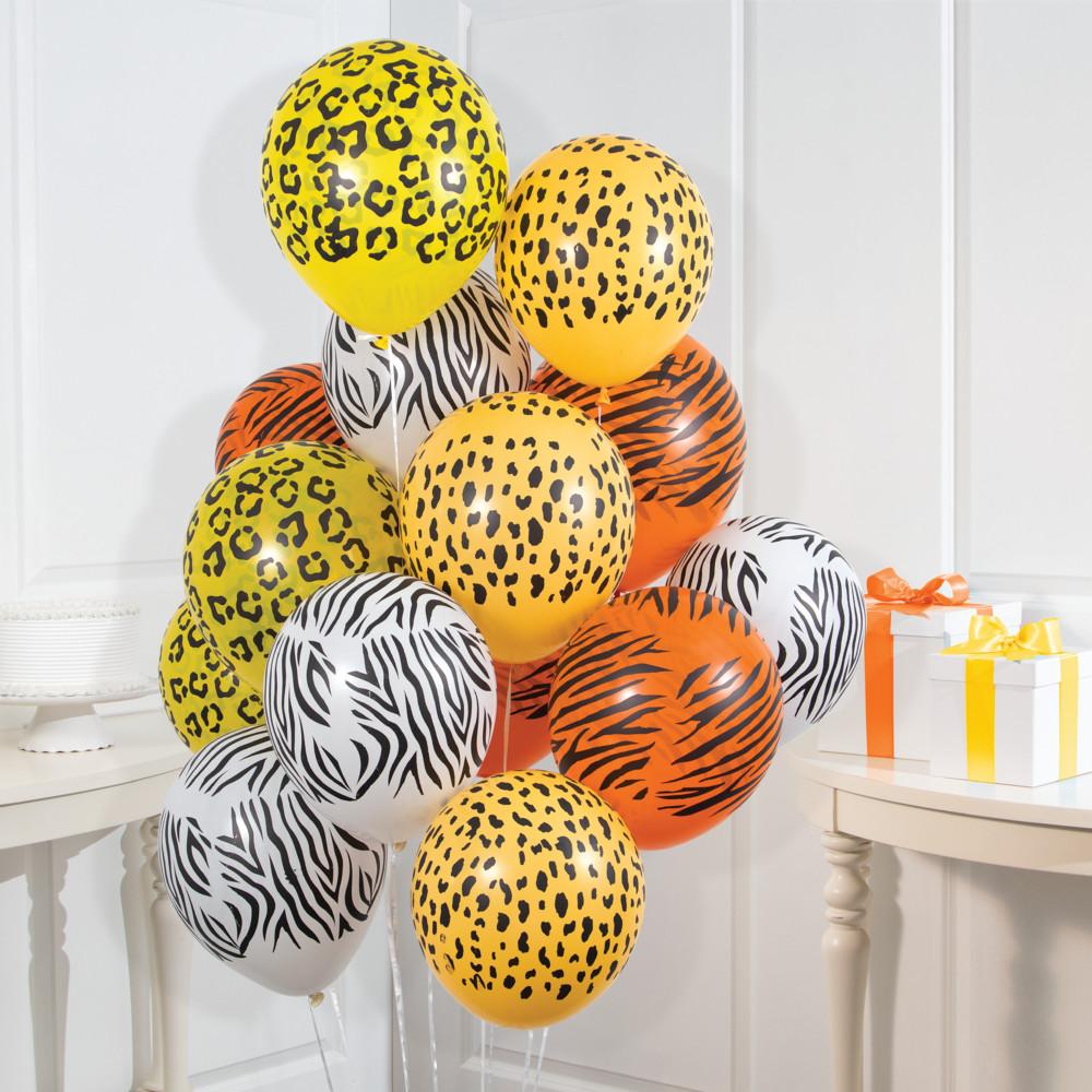 180 pc Bulk Animal Print Balloons