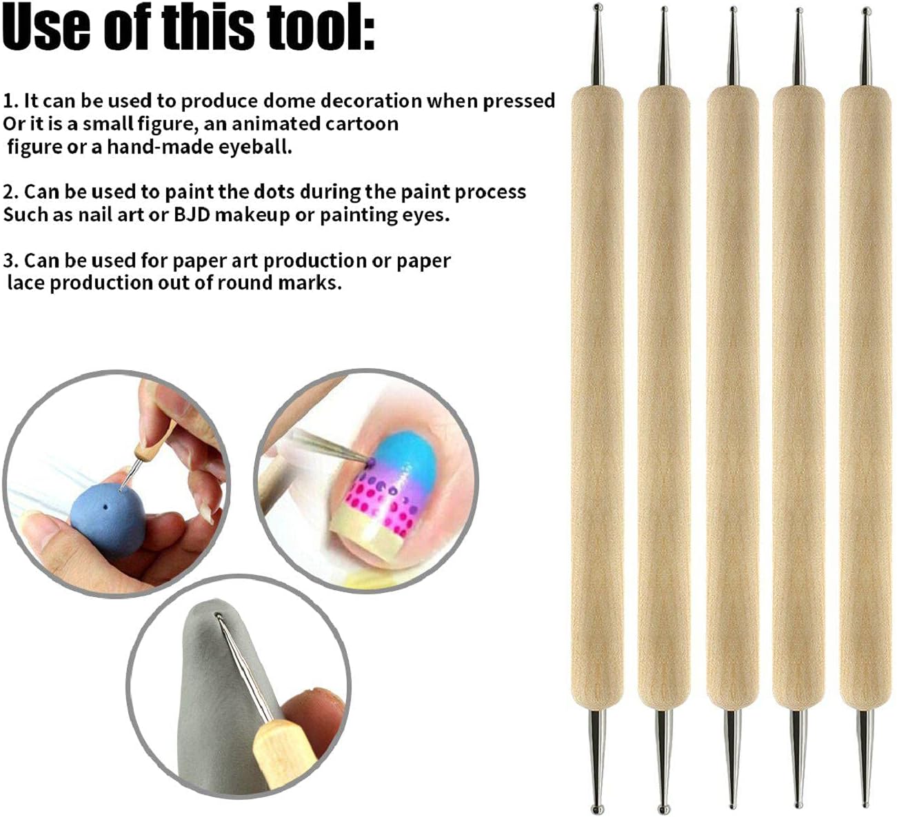 Pottery Sculpting Tools 32PCS Ceramic Clay Carving Tools Set