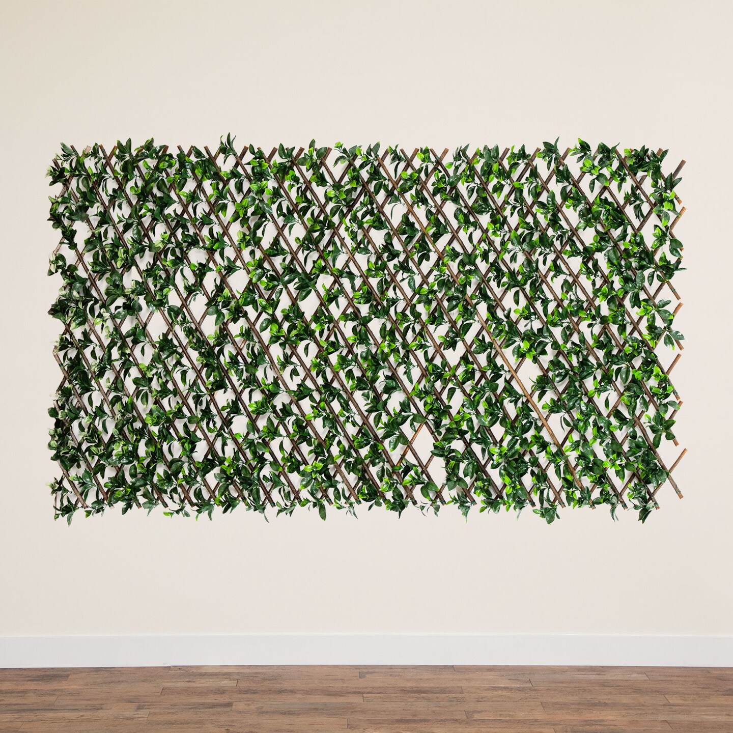 Nearly Natural Artificial Gardenia UV Resistant Expandable Outdoor Fence - 40&#x22; x 80&#x22;