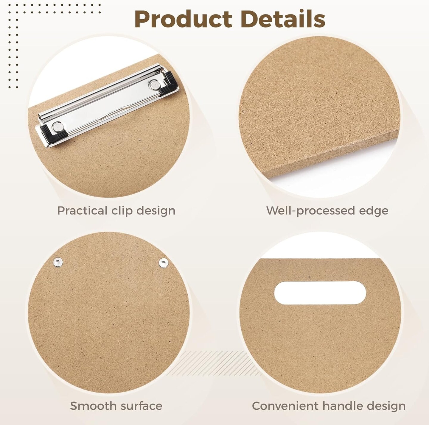 2PCS Extra Large Clipboards, 23&#x2019;&#x2019; x 17&#x2019;&#x2019; Clipboard, A3 Horizontal Wooden Clip Boards, Low Profile Clip Art Clipboard for Drawing, Sketching, Art Supplies, Landscape for Home Office