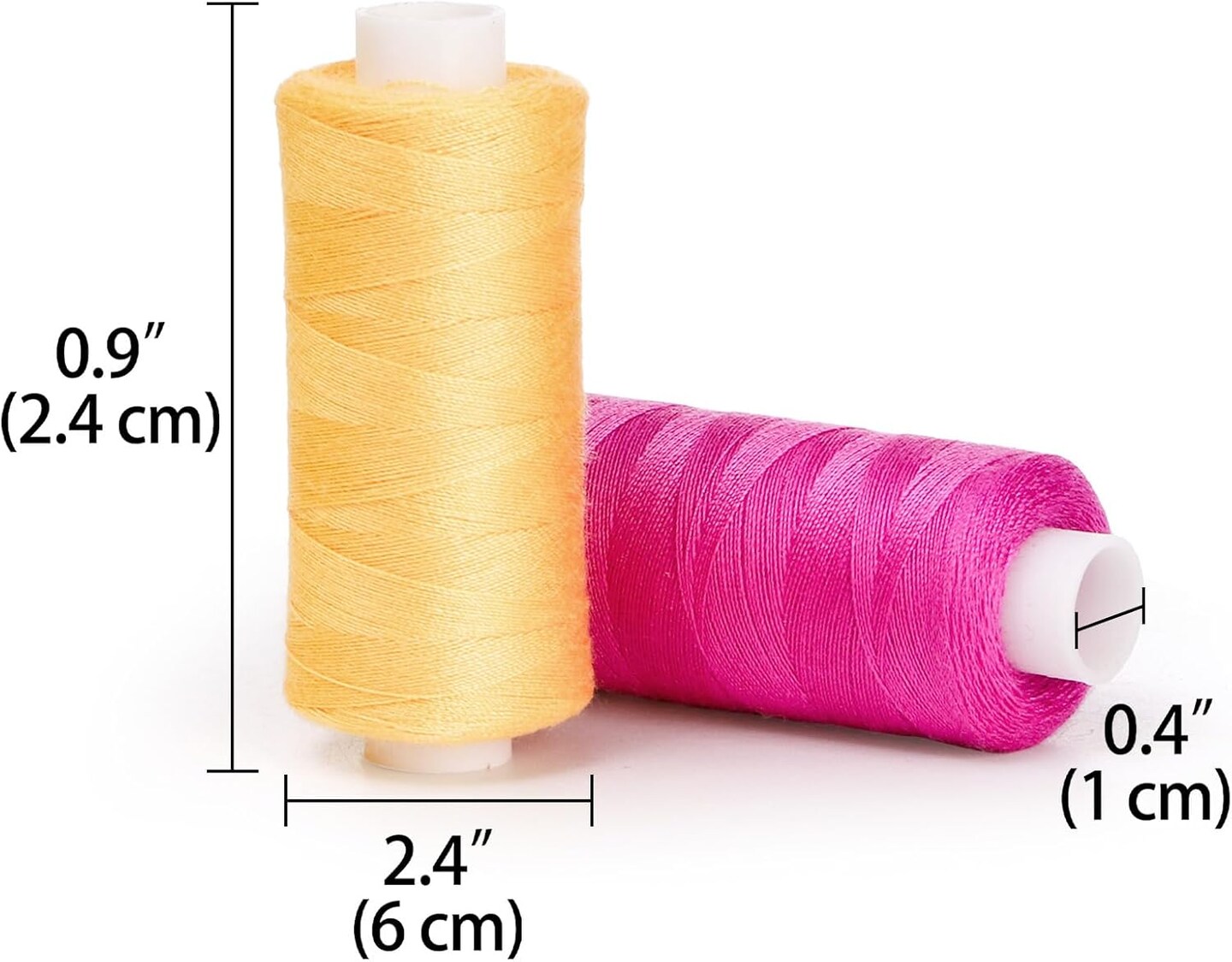 60 Rolls Sewing Threads Kit, 400 Yard per Polyester Thread Spools for Sewing Machine, All Purpose Thread String for Hand Sewing and Embroidery