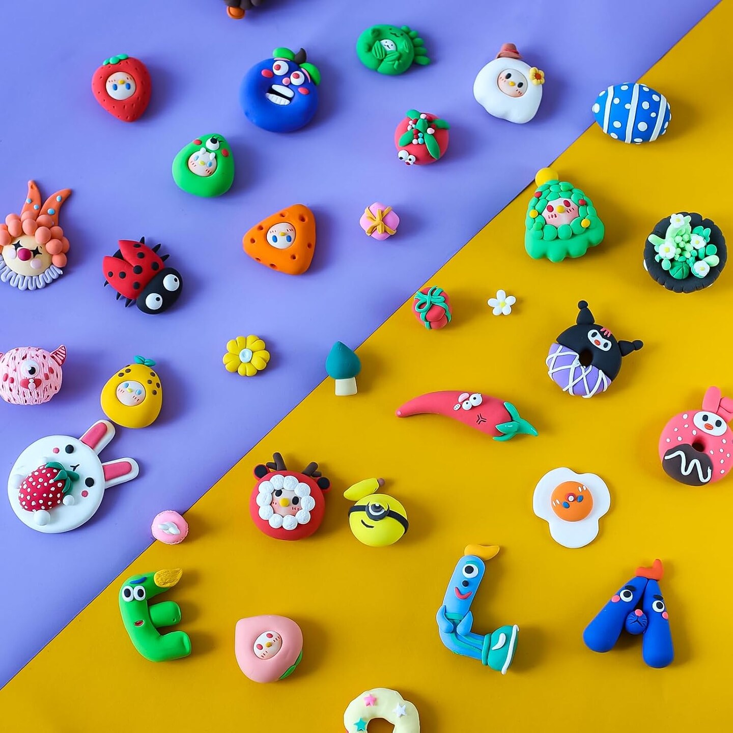 Modeling Clay - 50 Colors Air Dry Clay, DIY Molding Magic Clay for Slime add ins &#x26; Slime Supplies, Kids Toys Set for Boys and Girls