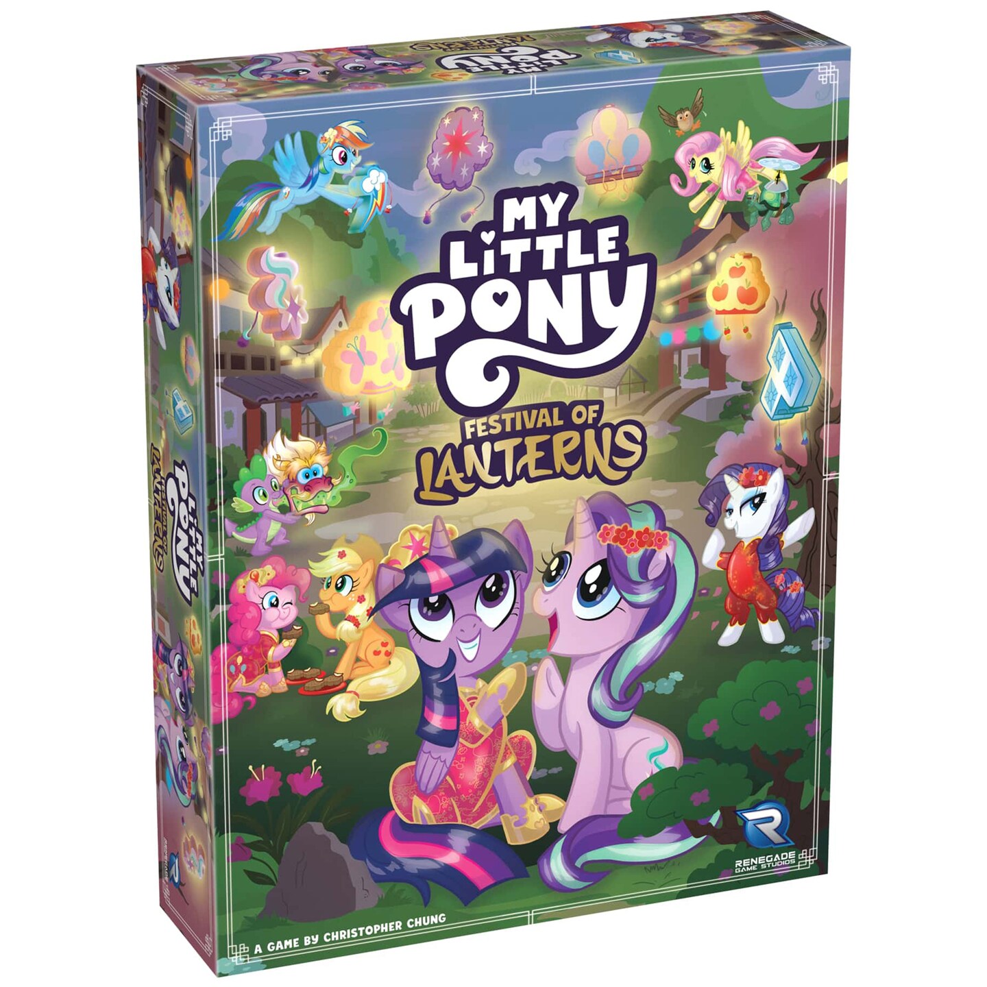 Renegade Games: My Little Pony: Festival of Lanterns - Board &#x26; Card Game, Tile Placement &#x26; Hand Management, New Modules, Ages 14+, 1-4 Players, 30 Min