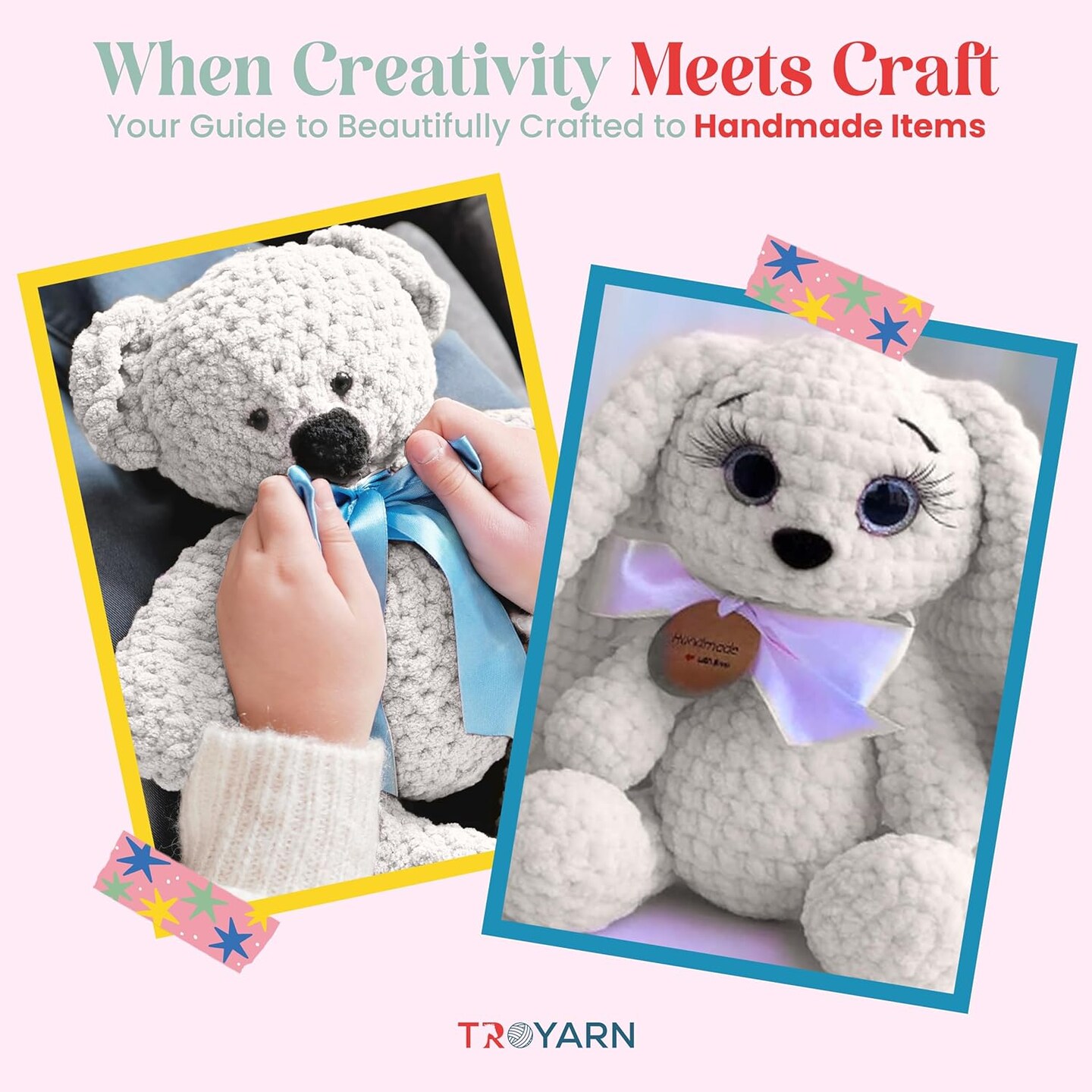 Chenille Velvet Yarn - 100g (132 Yards) Fluffy Plush Yarn for Crocheting Amigurumi &#x26; Baby Blankets, Size 6