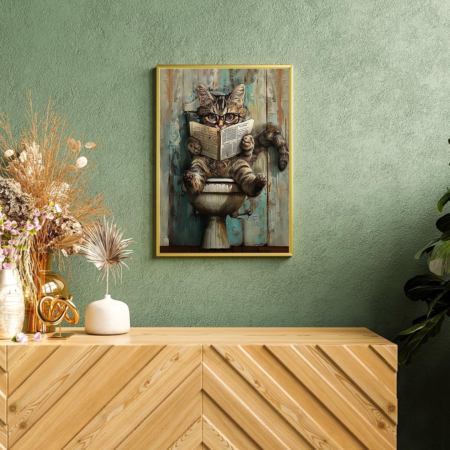 Diamond Painting Cat - Diamond Art, Gem Art Animal Diamond Art Kits for Adults,Gem Art Kits Gifts for Adults Home Wall Decor