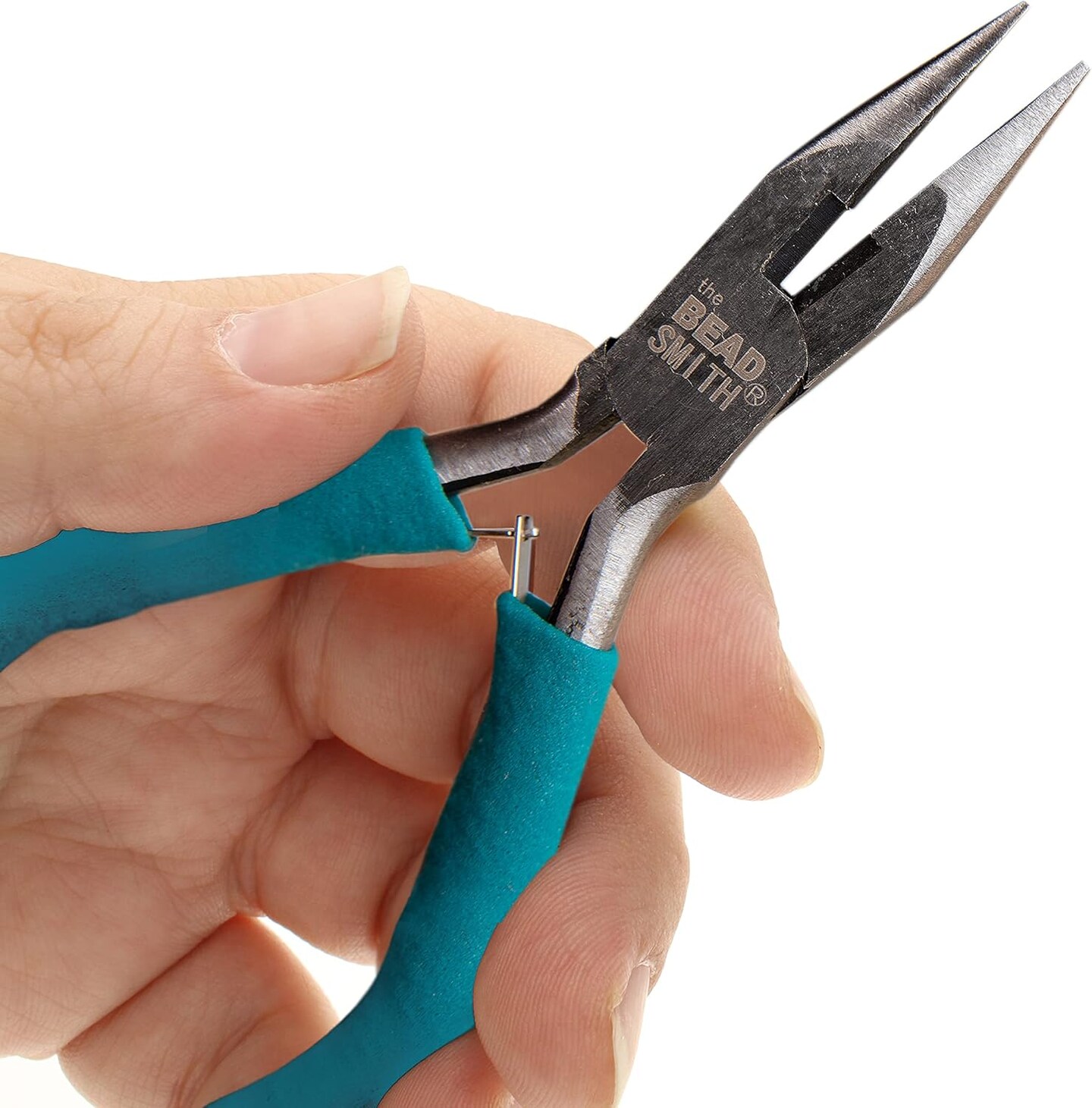 The Beadsmith Color-ID Pliers &#x2013; Color Coded Set &#x2013; 5 Inches, 5 Piece Kit: Chain Nose, Round Nose, Flat Nose, Bent Chain Nose &#x26; Side Cutter &#x2013; Tools for Jewelry Making