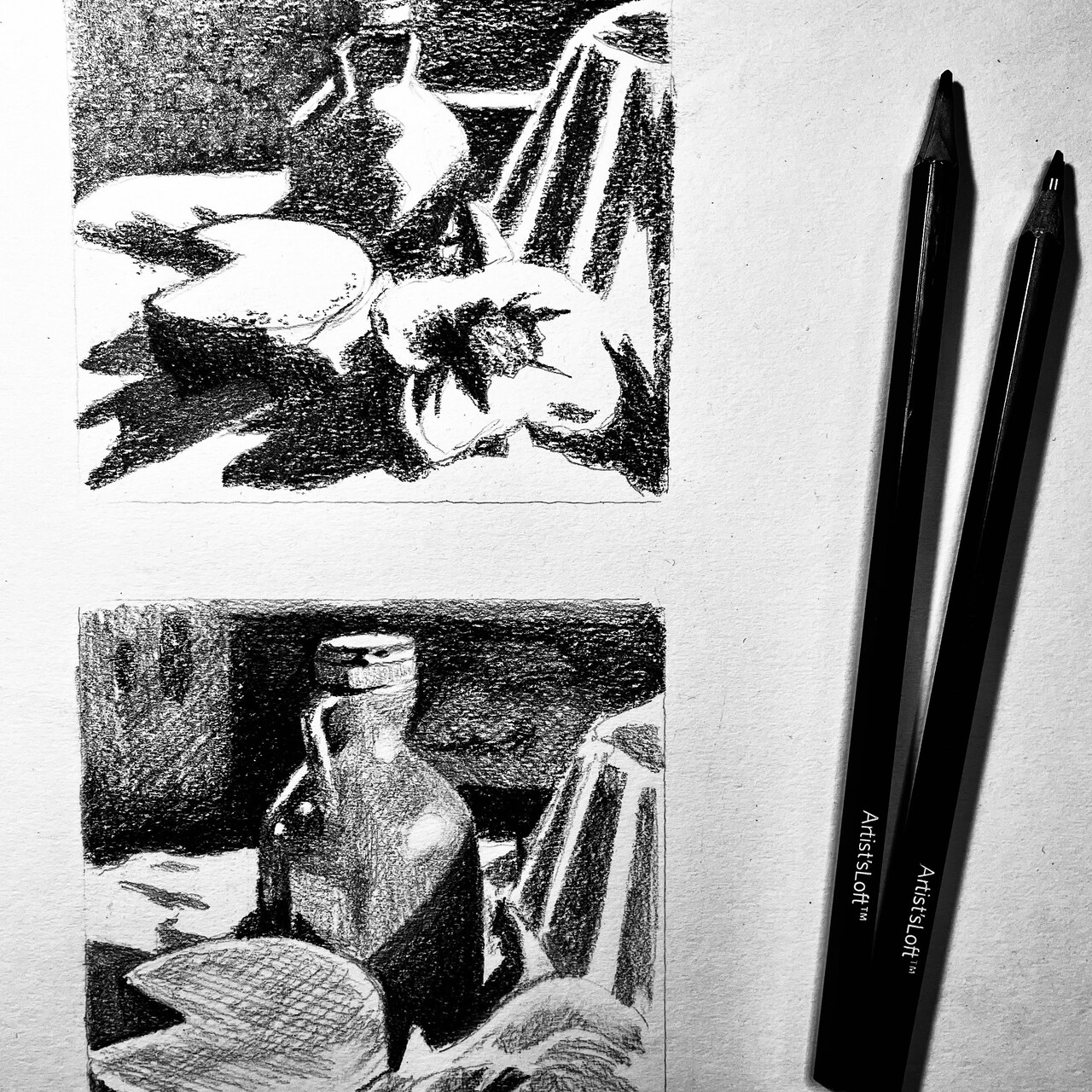 How to Draw a Still Life in Artist's Loft Graphite Using the Notan Method