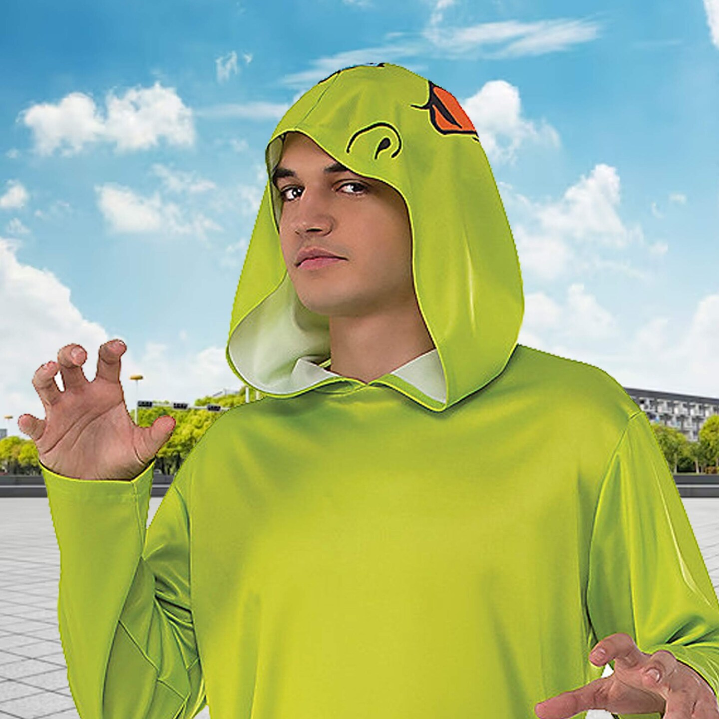 Reptar Costume Top for Inspired by Classic Rugrats Dinosaur Character