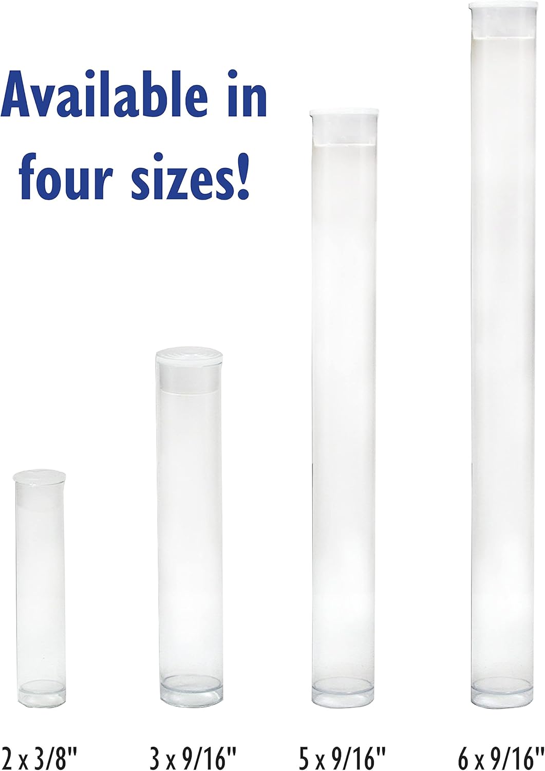 The Beadsmith Clear Plastic Tubes