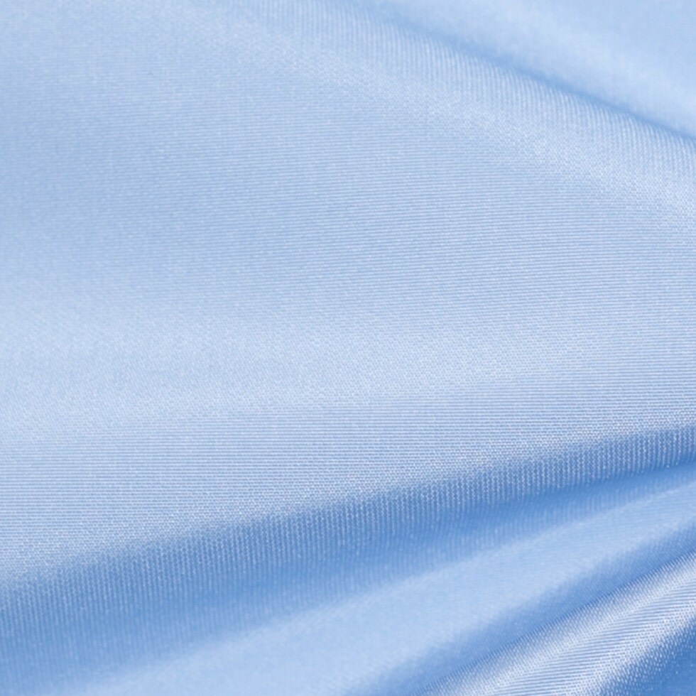1 Yard Premium Silk Taffeta Fabric in Bright Baby Blue Solid Silk