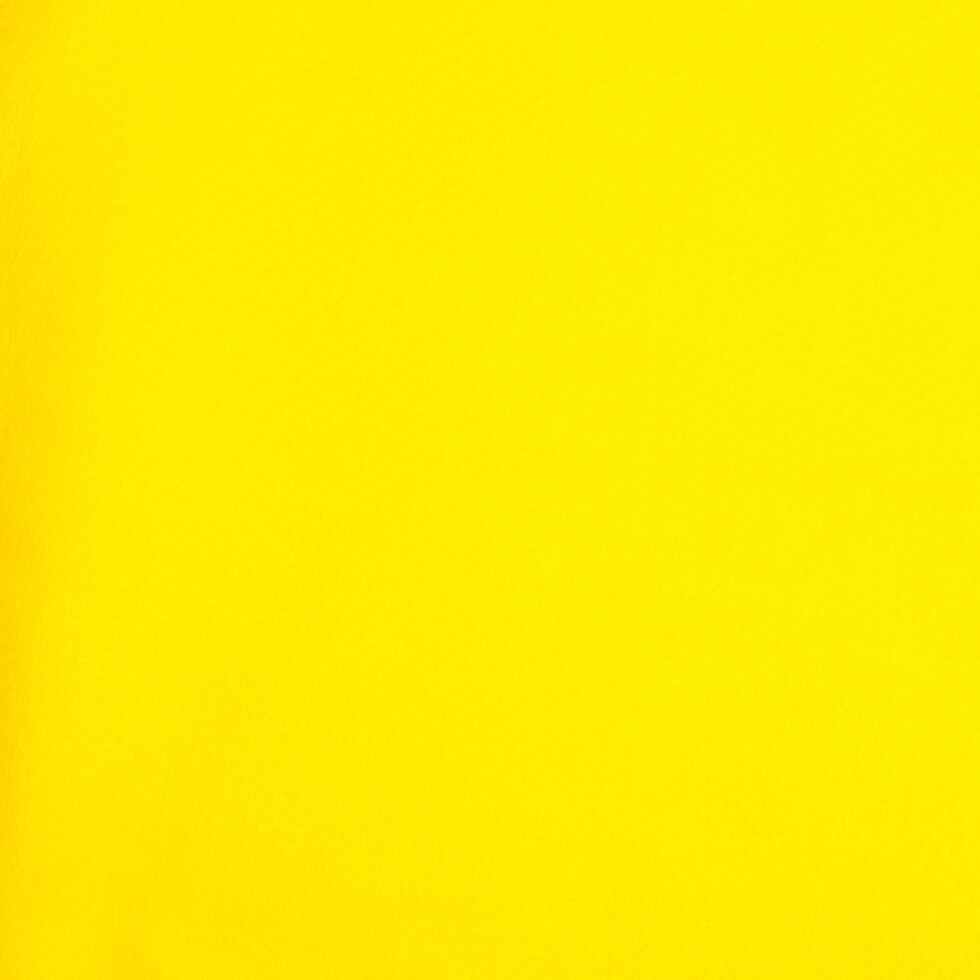 1 Yard Bright Acrylic Felt Fabric Yellow Medium Heavyweight Solid Craft Material 74 inch Width