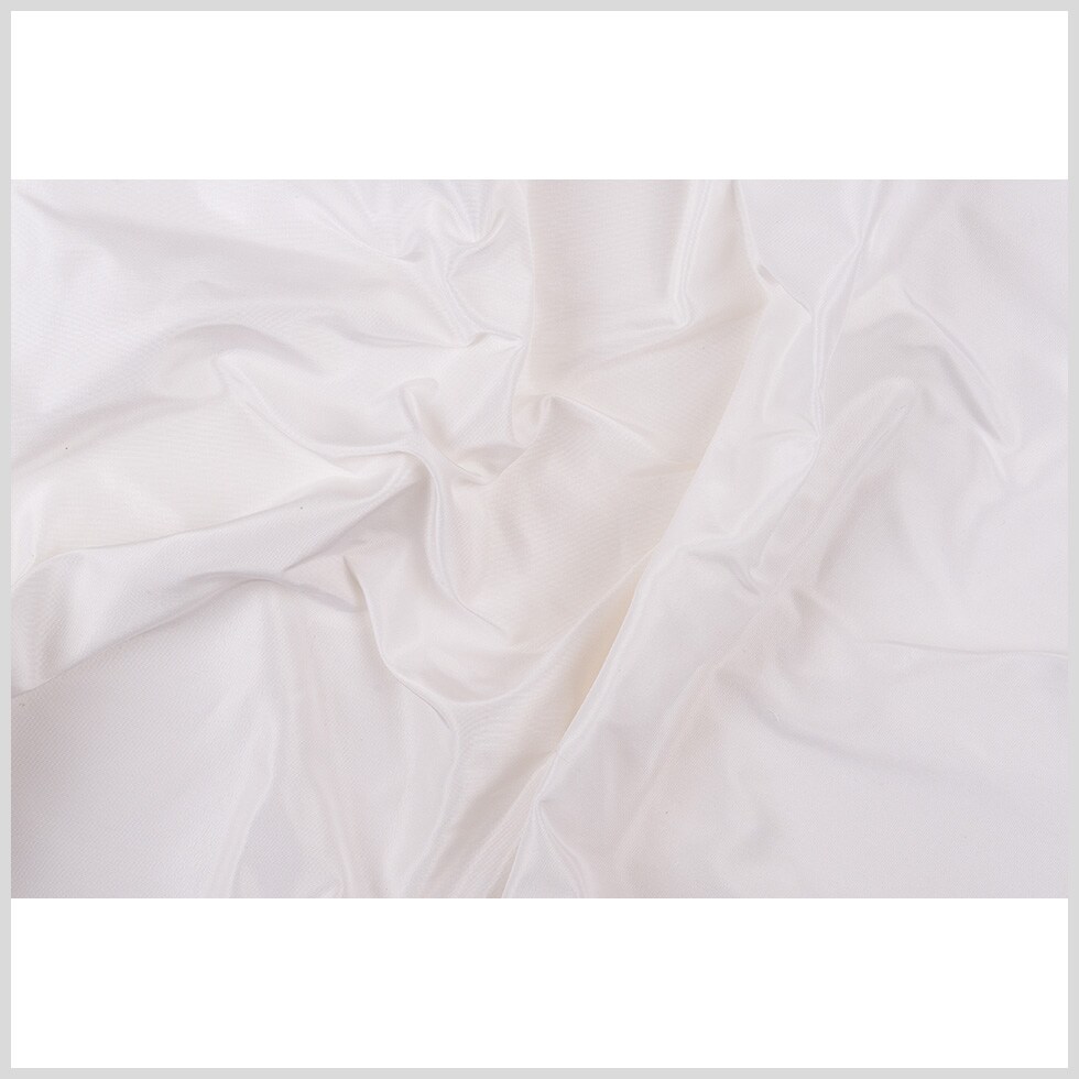 1 Yard Premium Silk Taffeta Fabric in White Solid Silk 54 Inch Wide