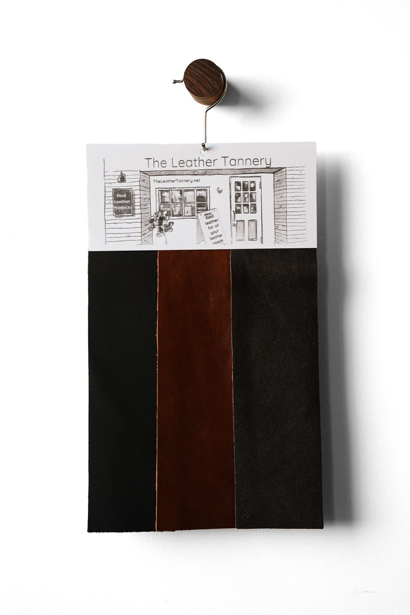Genuine Cowhide Leather Panels: (3) 3.25