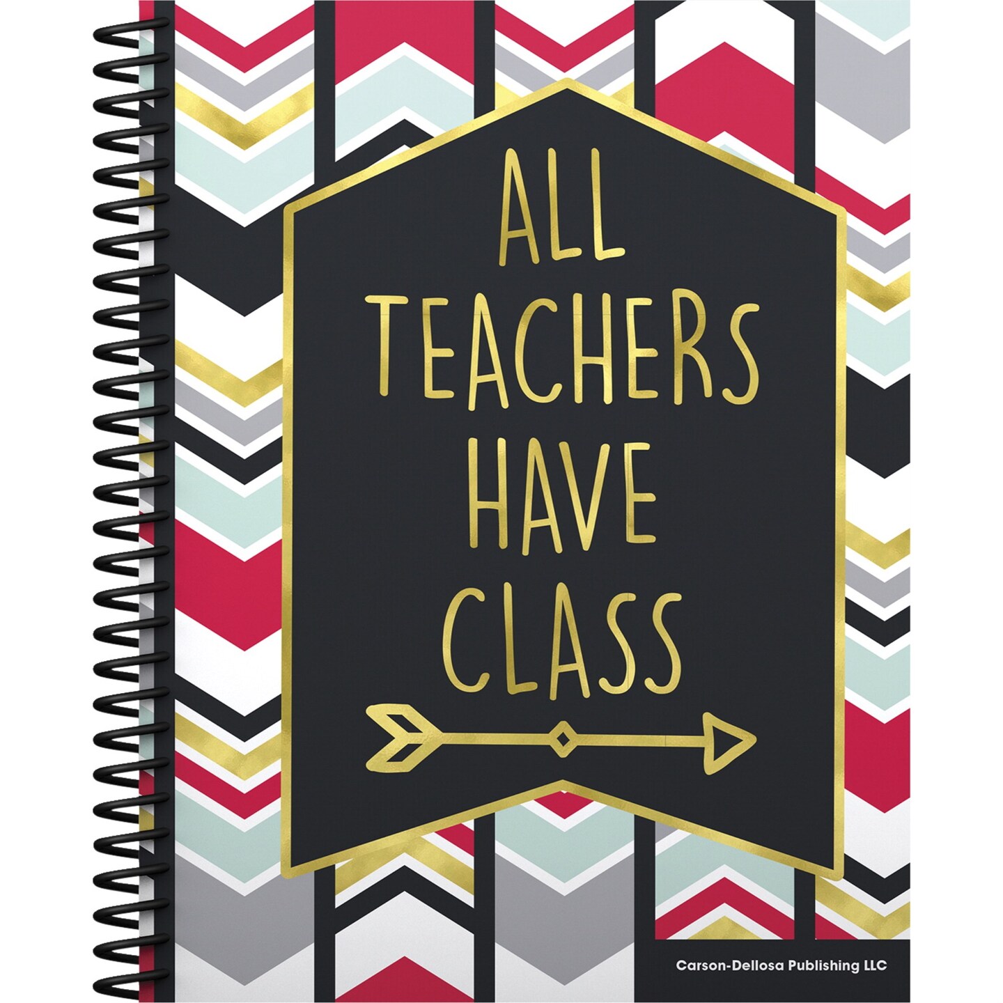 Carson Dellosa Aim High Teacher Planner Plan Book, 40 weeks, 128 pages, Includes 46 Stickers