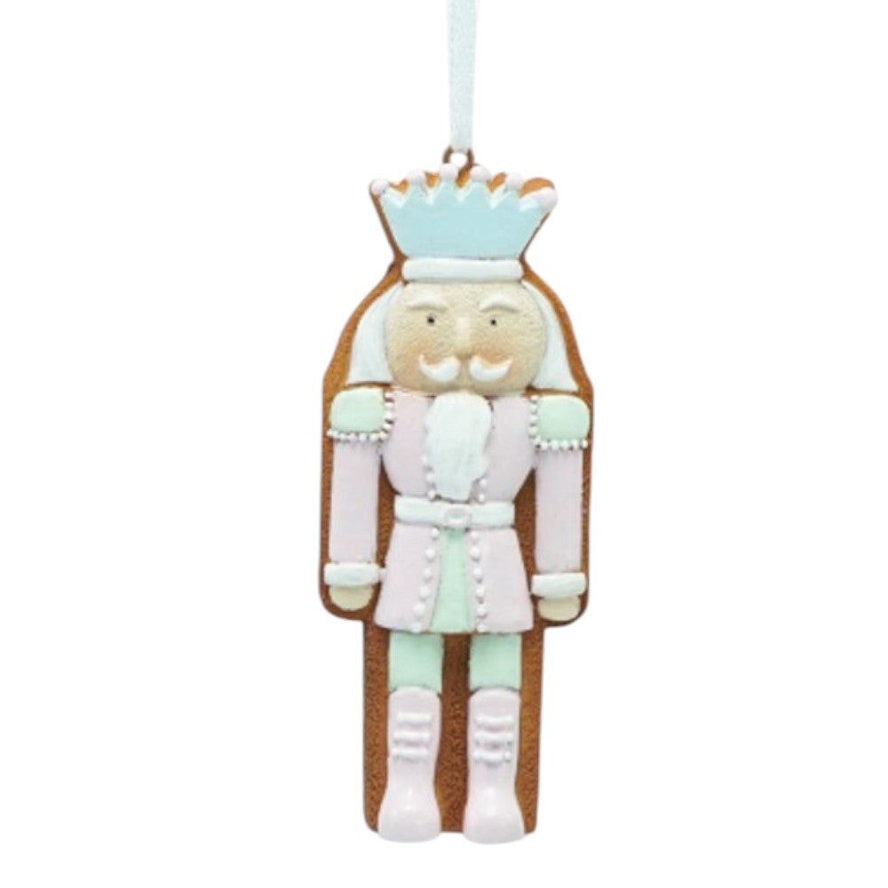4&#x22; Royal Nutcracker Gingerbread Ornament &#x2013; Pastel Cookie Christmas King