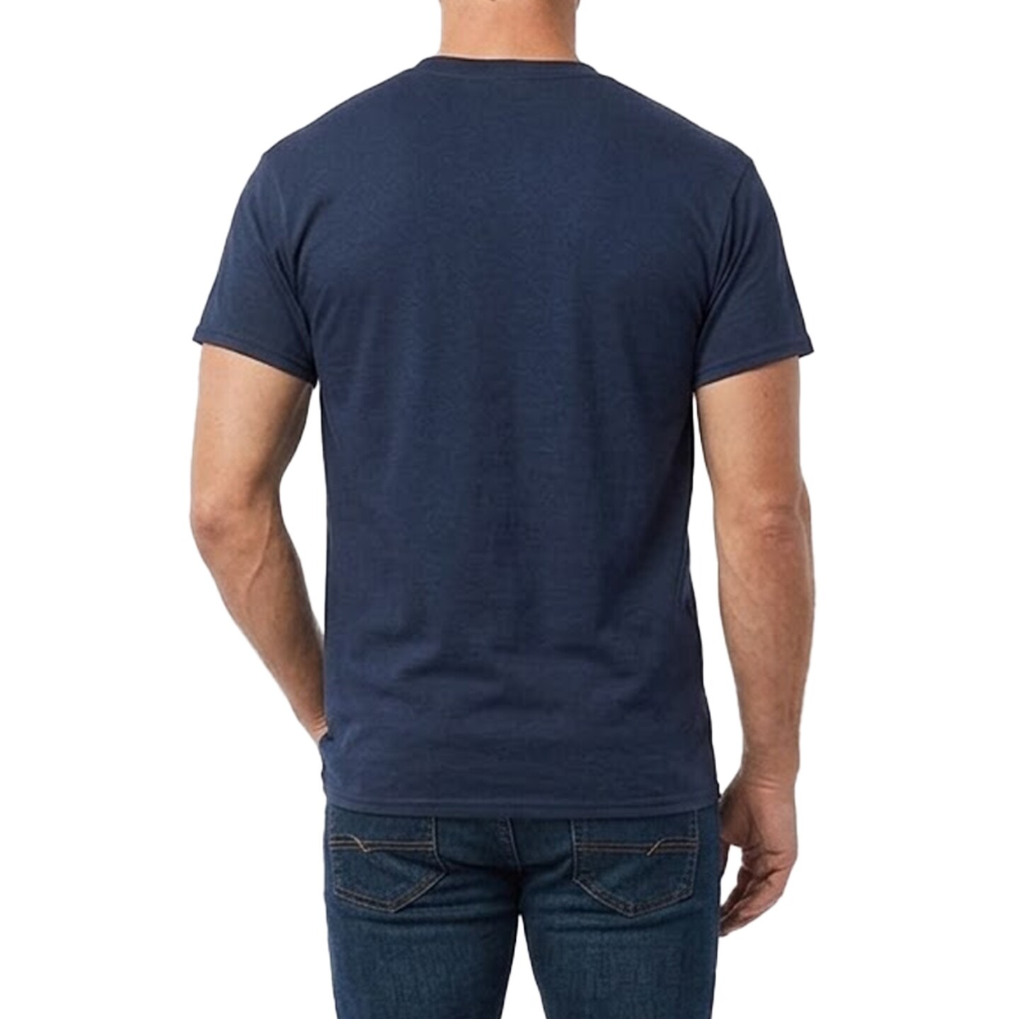 Gildan Heavy Cotton Navy Craft Blank T-Shirt Bundle for DIY Printing & HTV Projects (2–14 Pack)