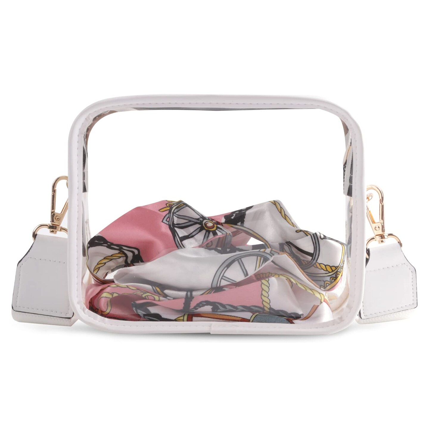 Clear Bag Stadium Approved Purse Concert Crossbody Sports Events PVC Shoulder Clutch